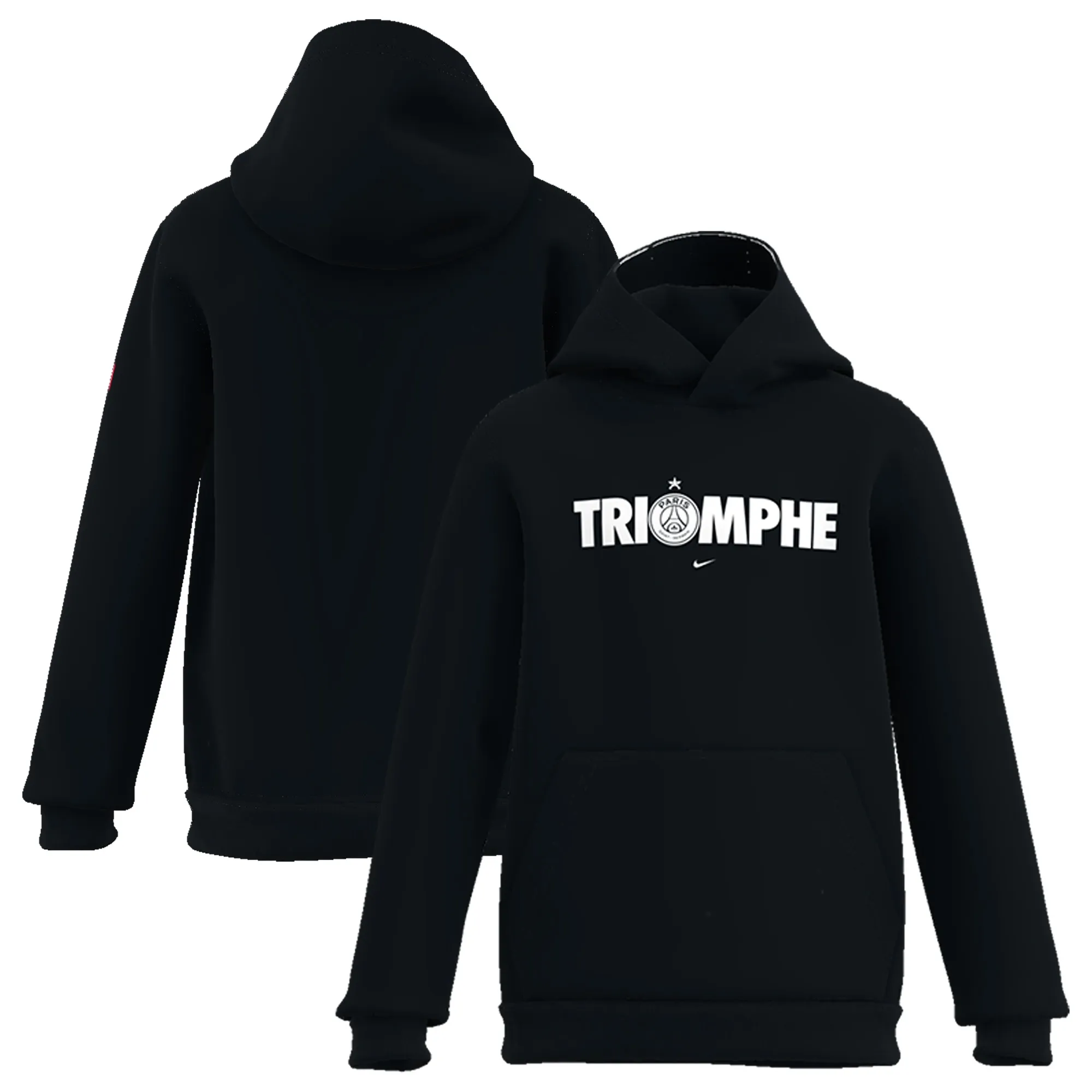 PSG Nike UCL TRIOMPHE Hoodie - Black - Kids
