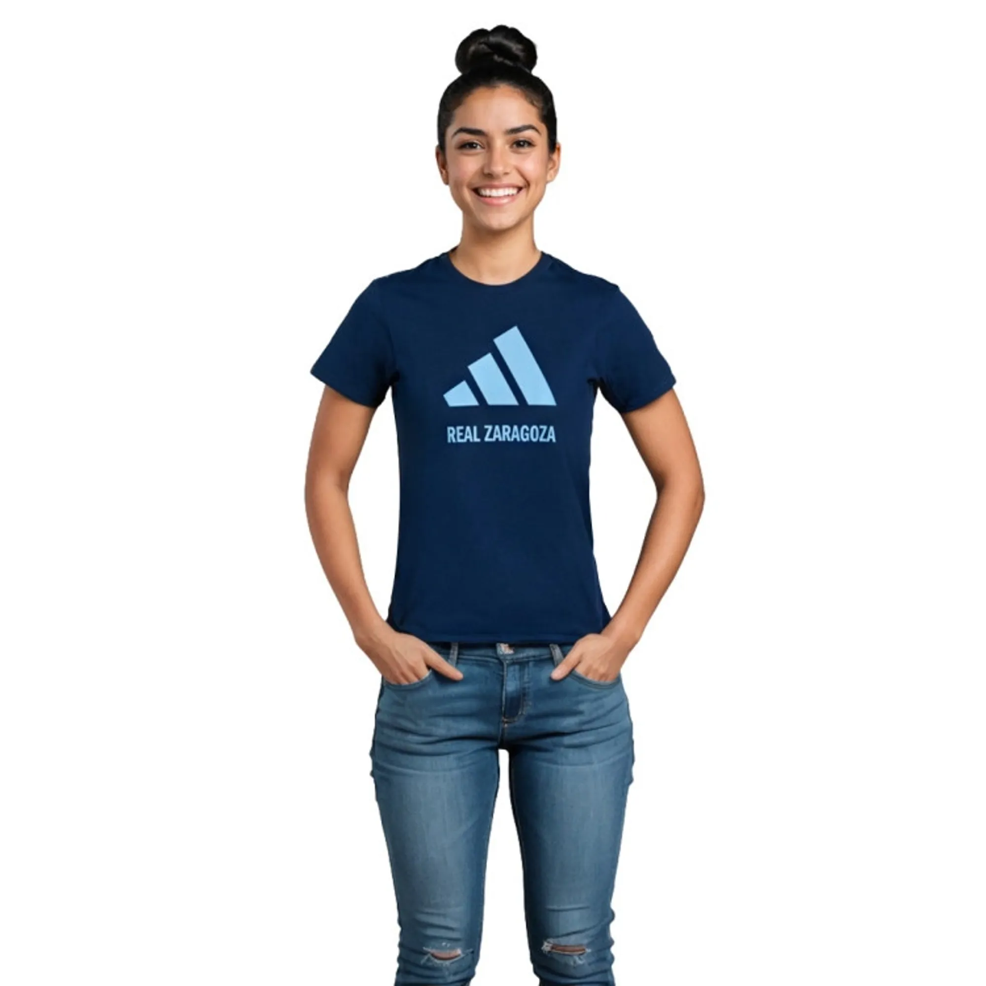 Aston Villa adidas Graphic Logo T-Shirt - White - Womens
