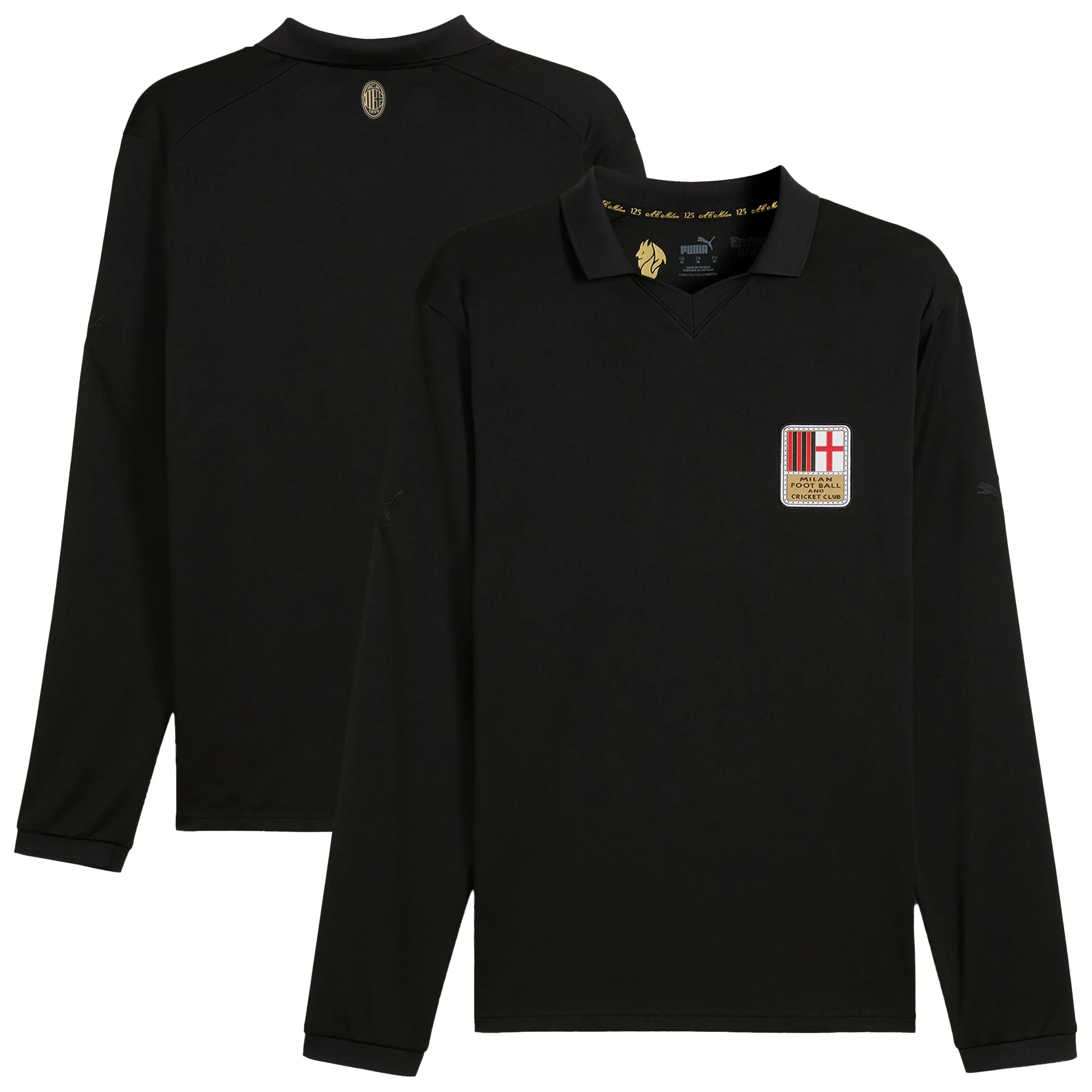 AC Milan Puma 125th Authentic Jersey - Black