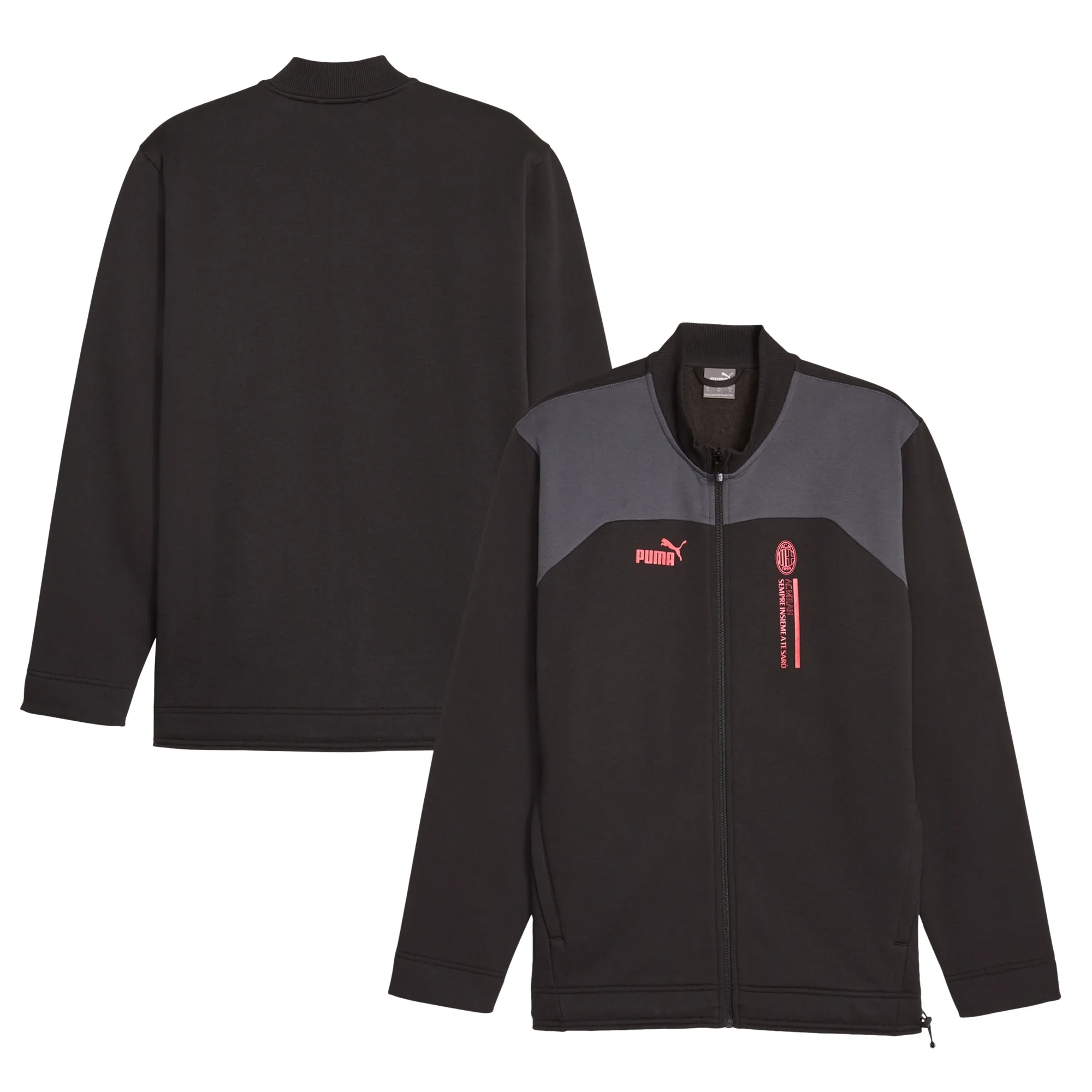 AC Milan Puma FtblCulture Track Jacket - Black