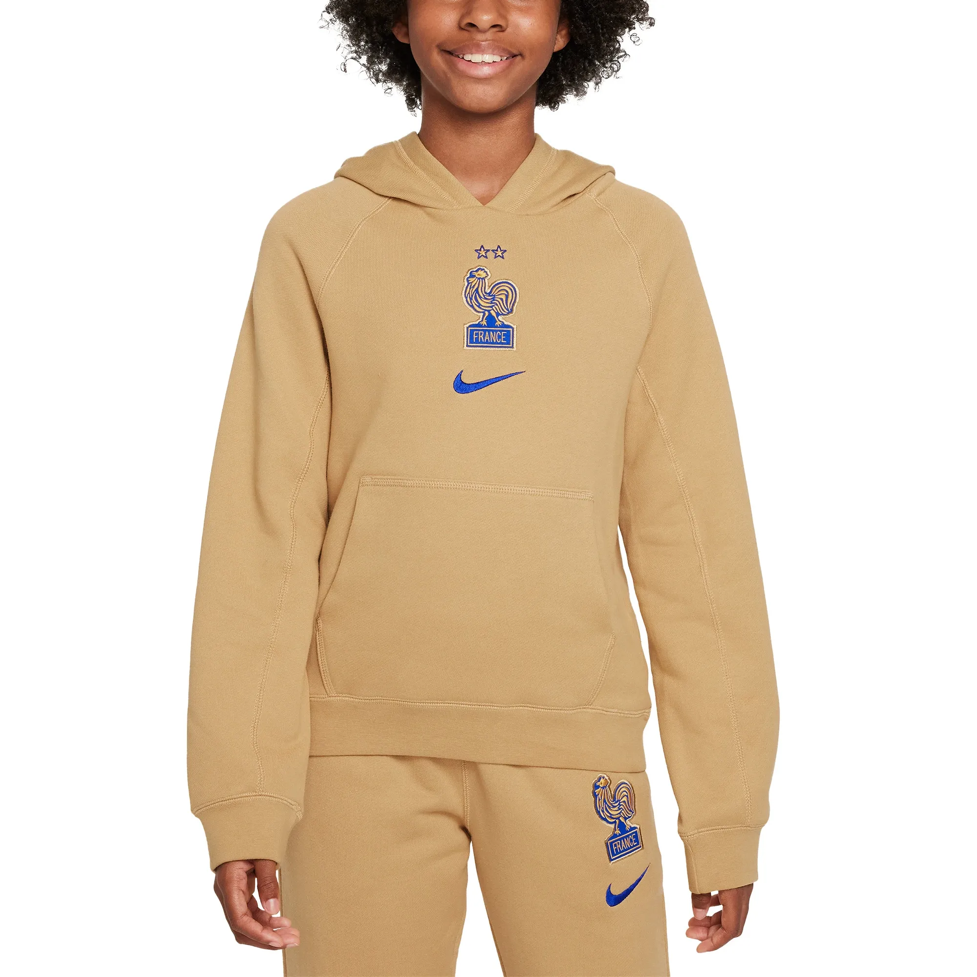 France Nike Air Hoodie - Gold - Kids
