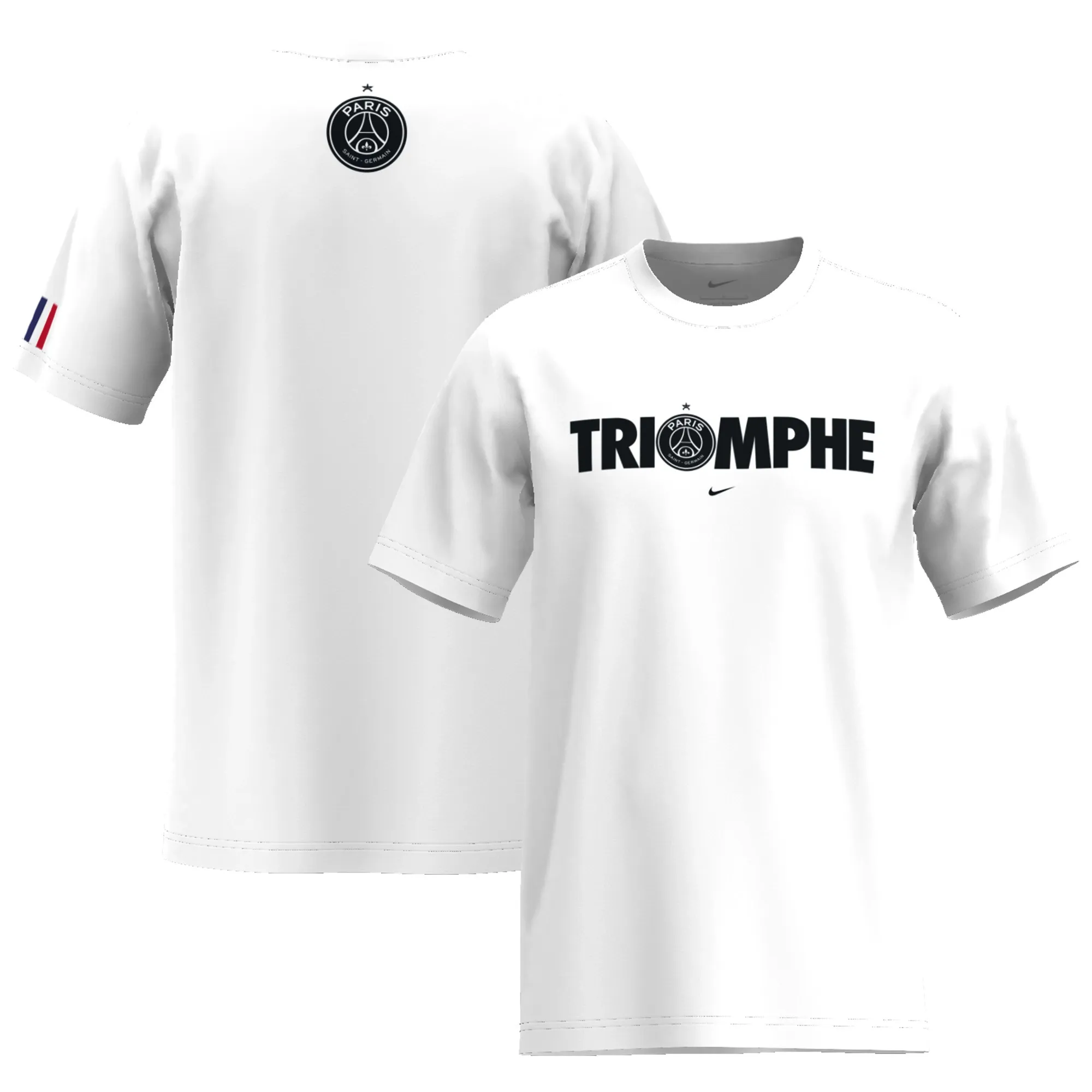 PSG Nike UCL Winners TRIOMPHE Tee 2025 - White