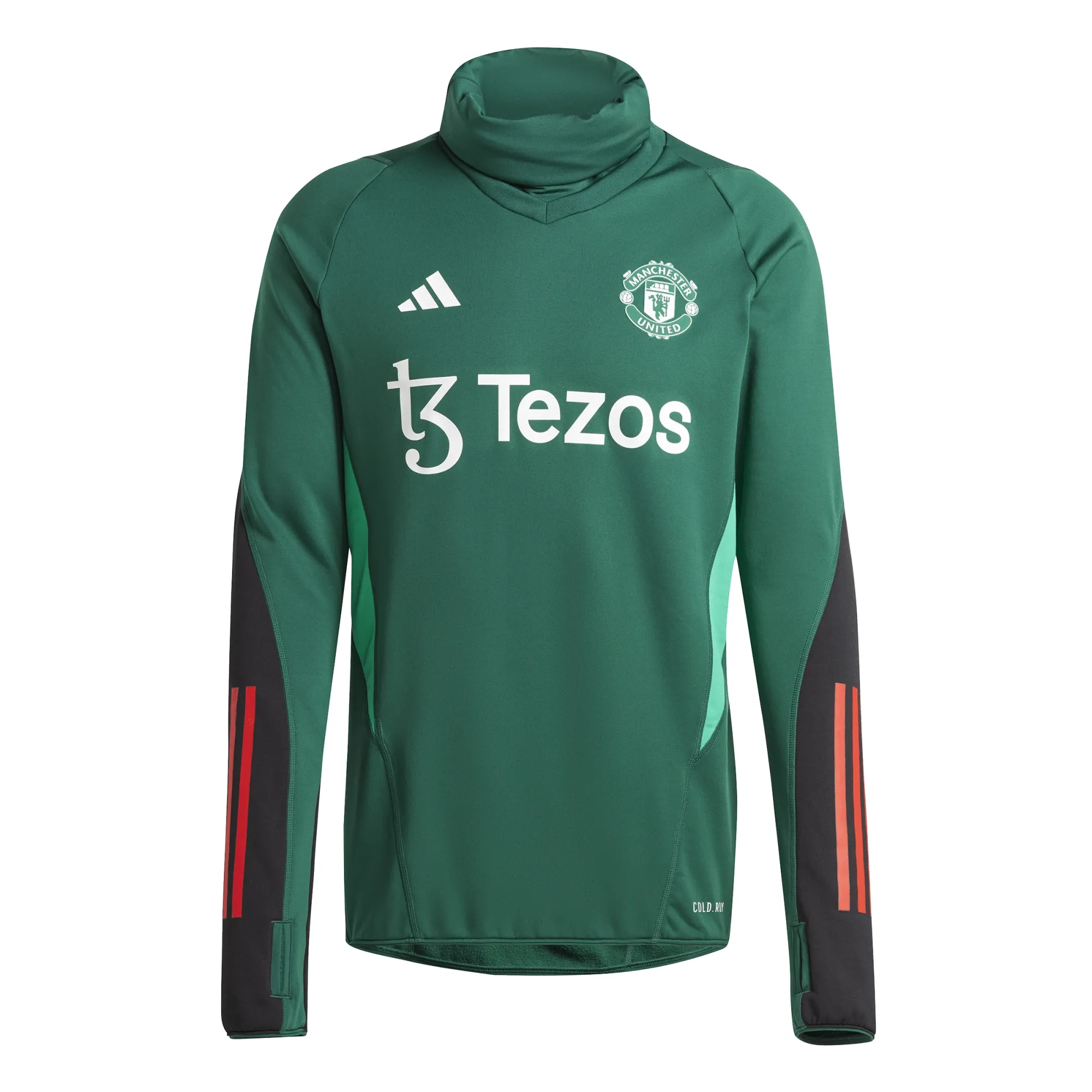 Manchester United adidas Training Pro Warm Top - Green