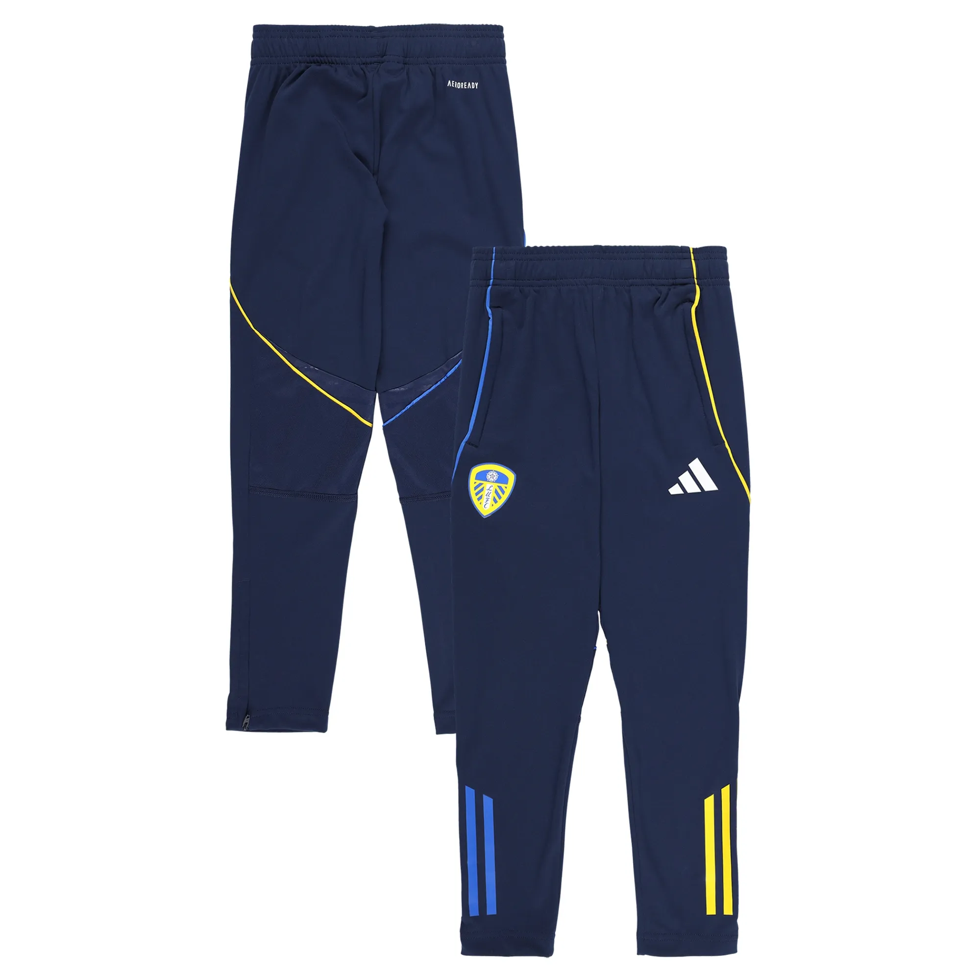 Leeds United adidas Training Pants - Navy - Kids