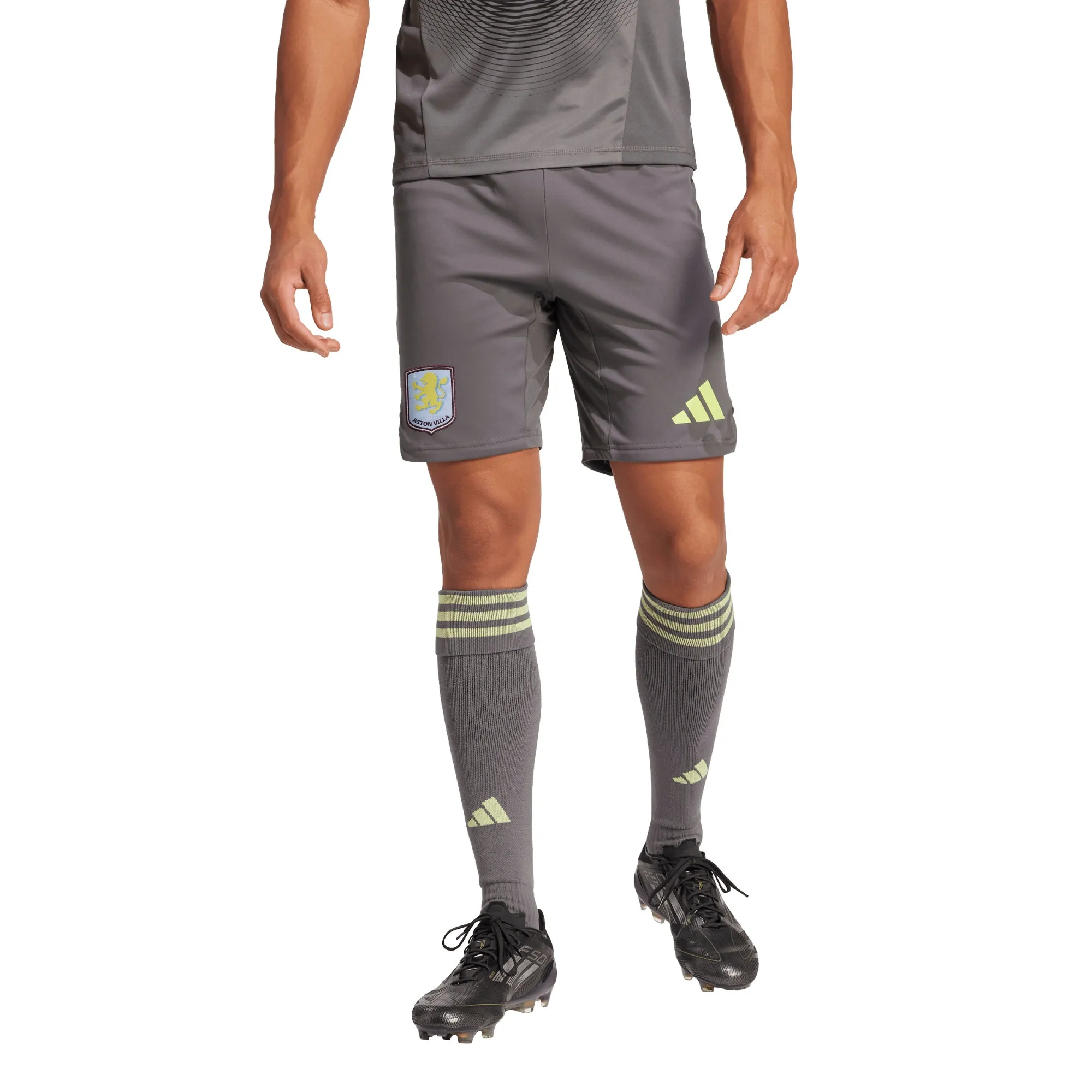 Aston Villa adidas Goalkeeper Shorts 2025-26