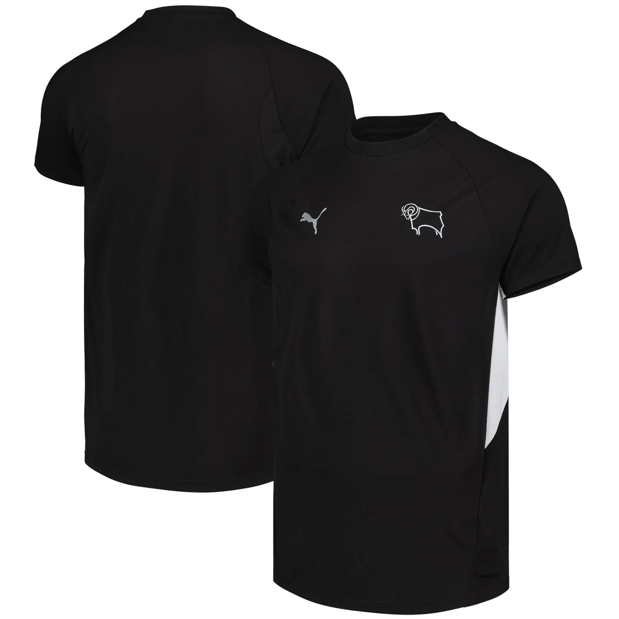 Derby County PUMA Travel T-Shirt - Black