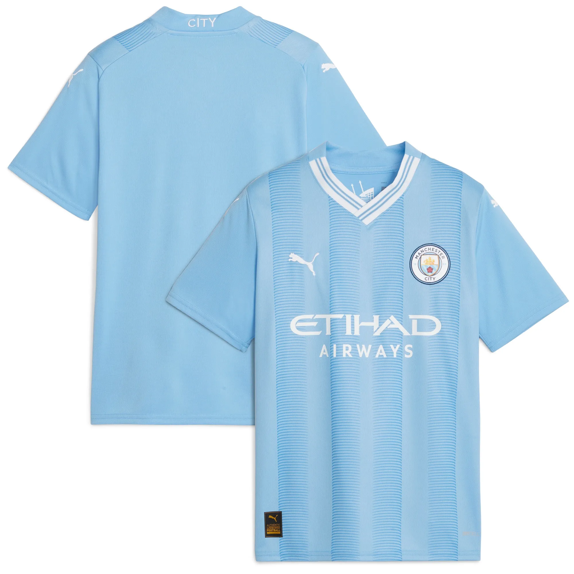 Manchester City Puma Home Shirt 2023-24 - Kids