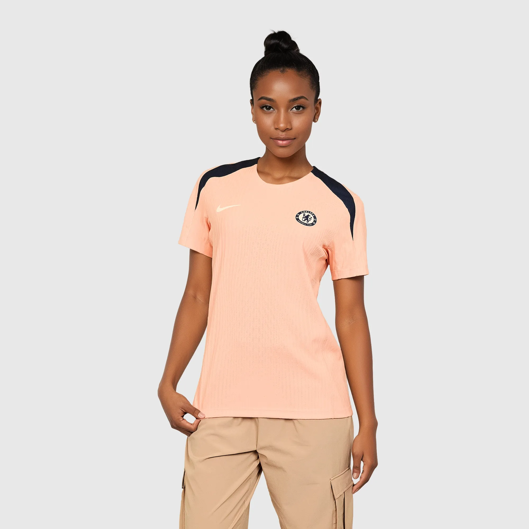 Chelsea Nike Dri Fit Adv Elite Training Top - Apricot - Womens