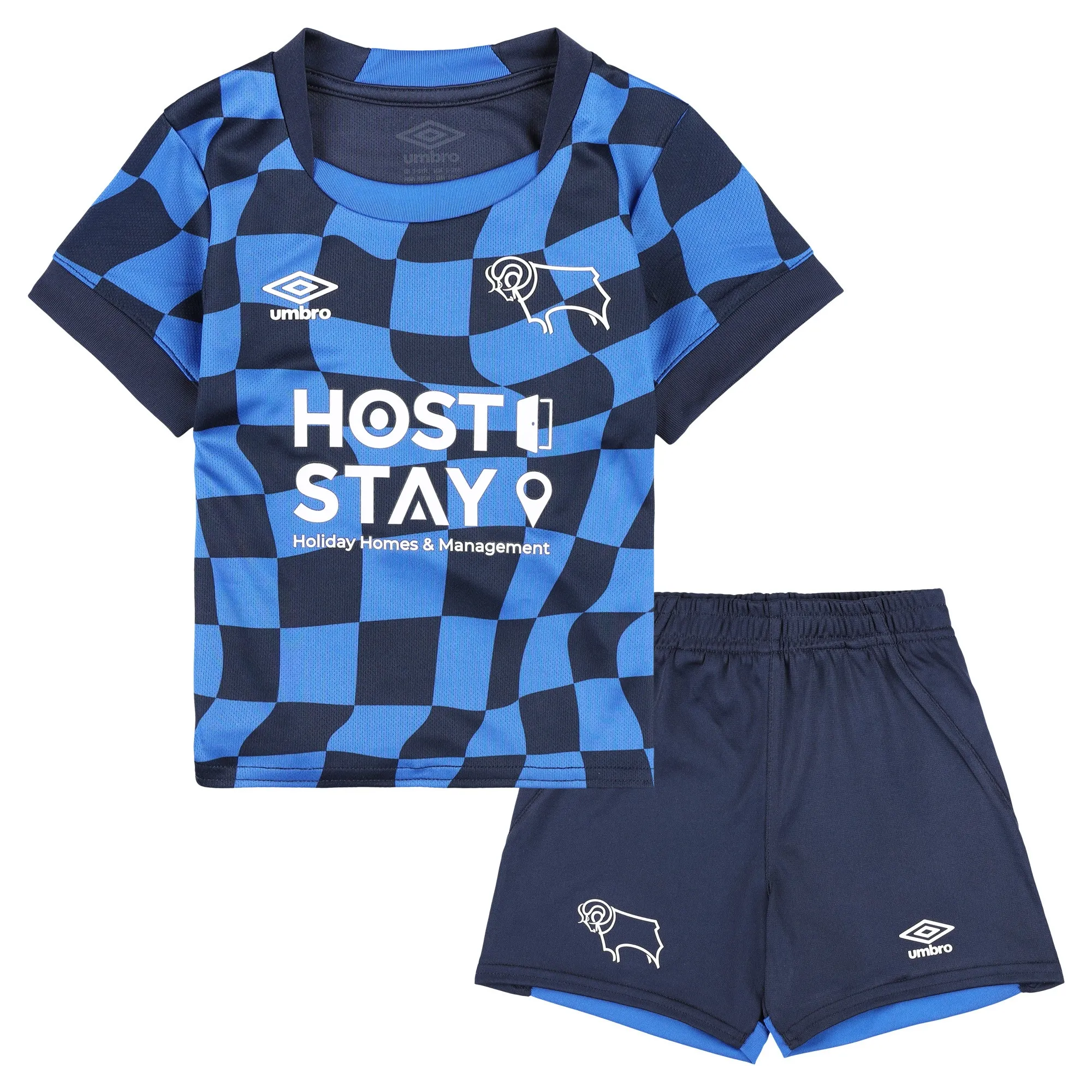 Derby County Umbro Away Infants Kit 2023-24
