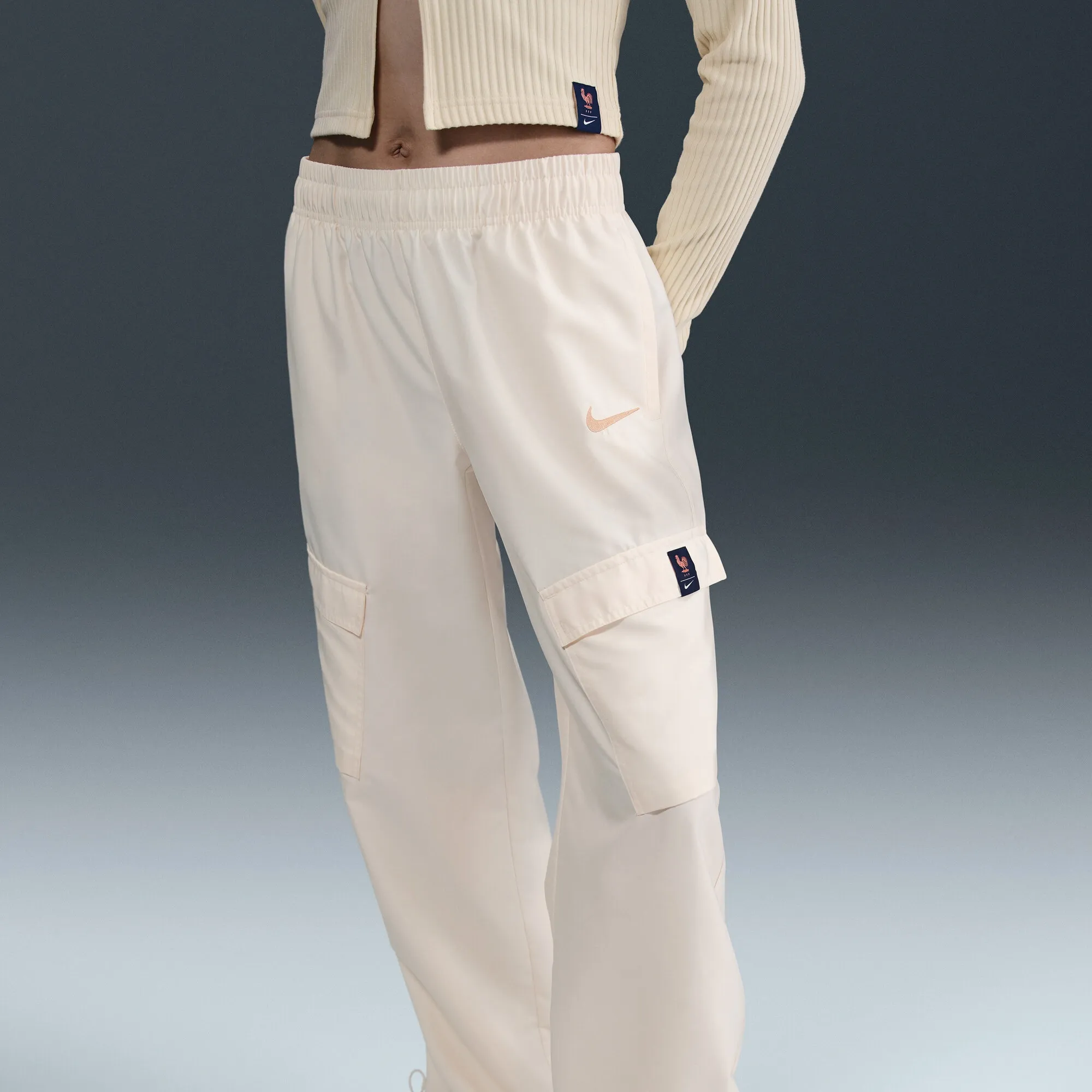 France Nike Cargo Pants - Ivory - Womens