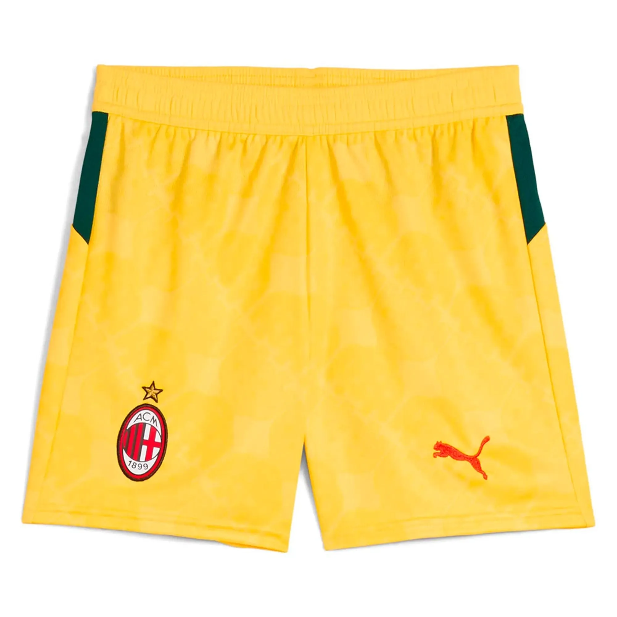 PUMA AC Milan 25/26 Shorts Youth, Sunny Yellow/Dark Myrtle