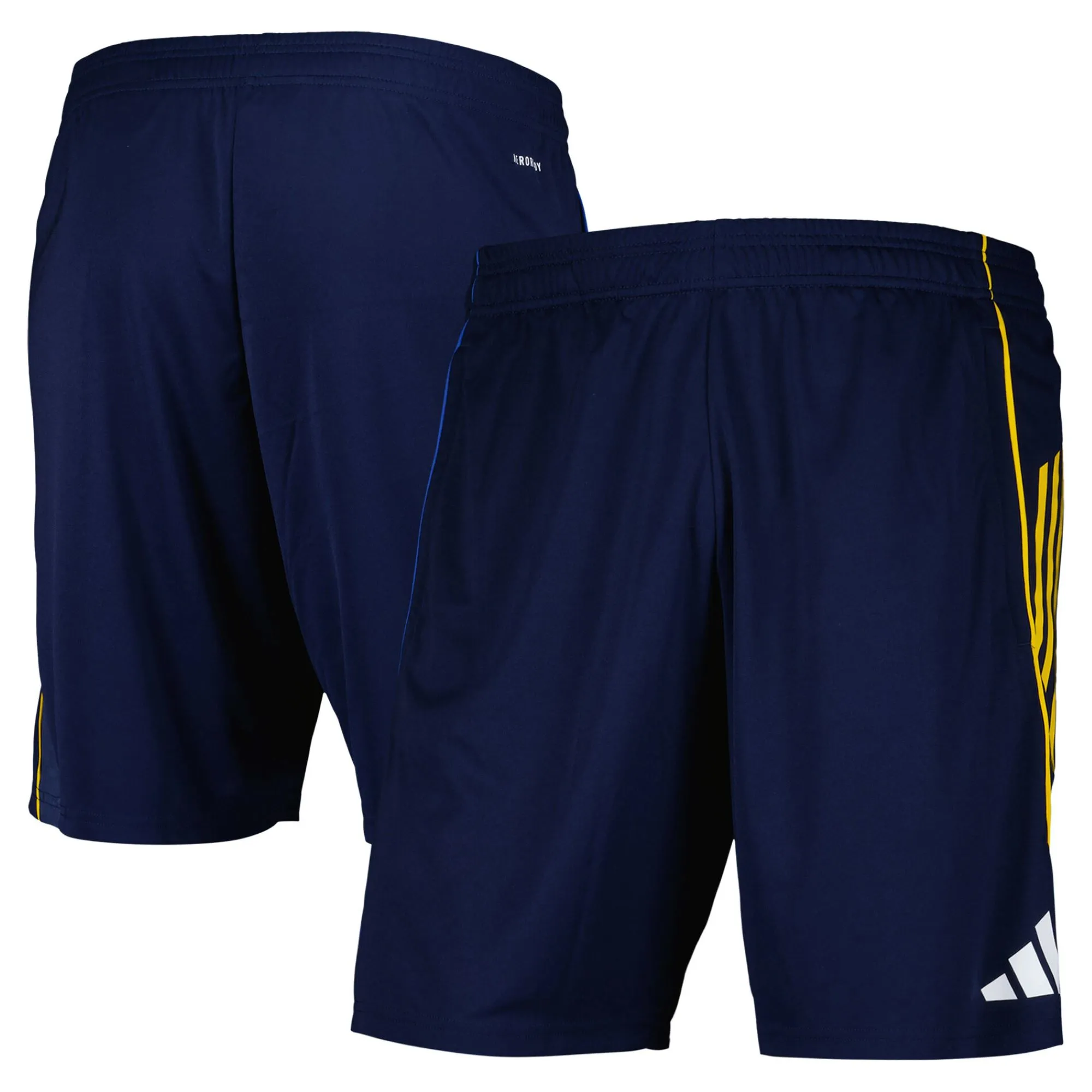 Leeds United adidas Training Shorts - Navy