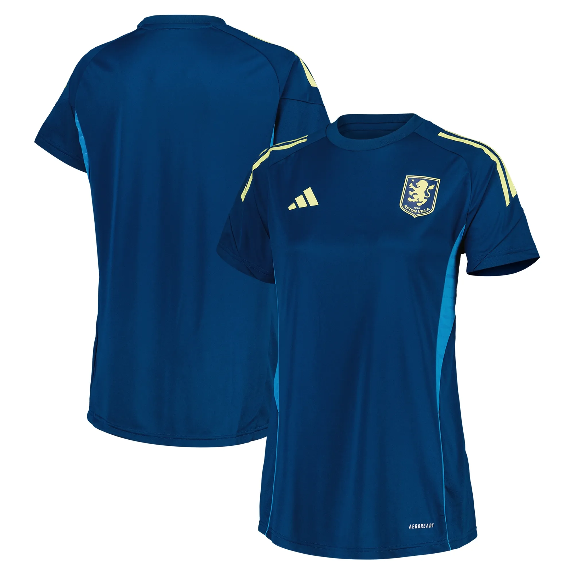 Aston Villa adidas Training Jersey - Navy - Womens