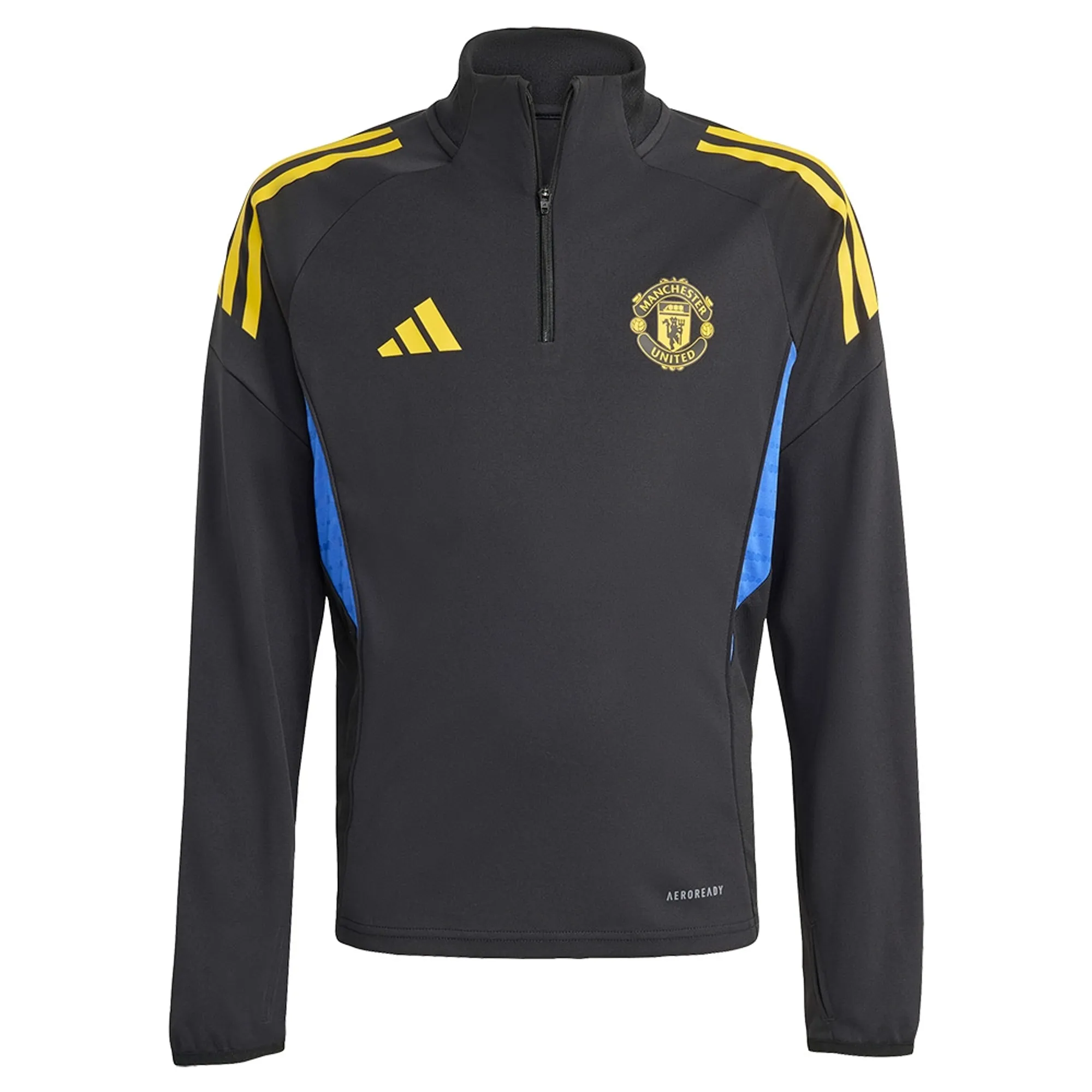 Manchester United adidas Cup Training Top - Black - Kids