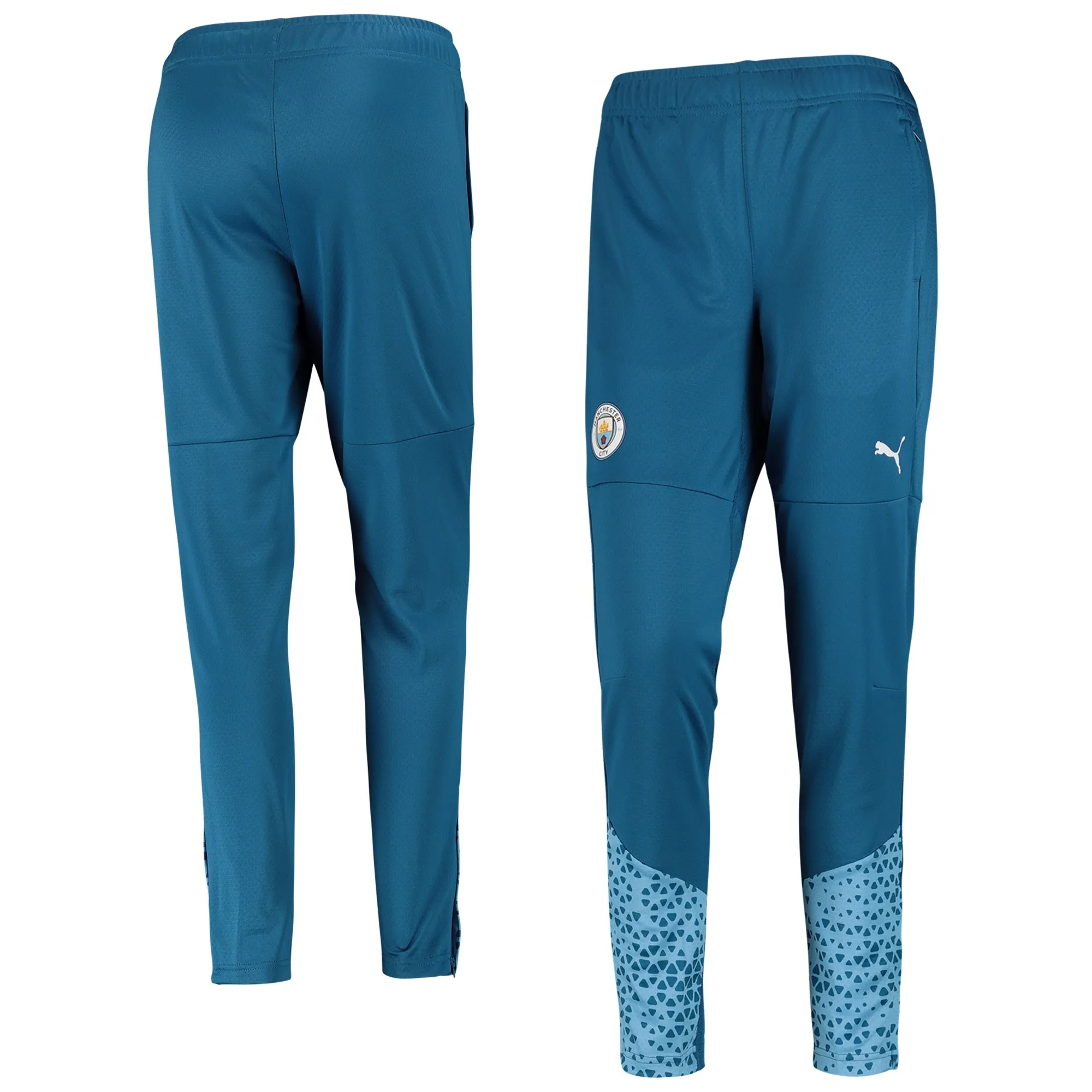Manchester City Puma Training Pants - Blue - Womens
