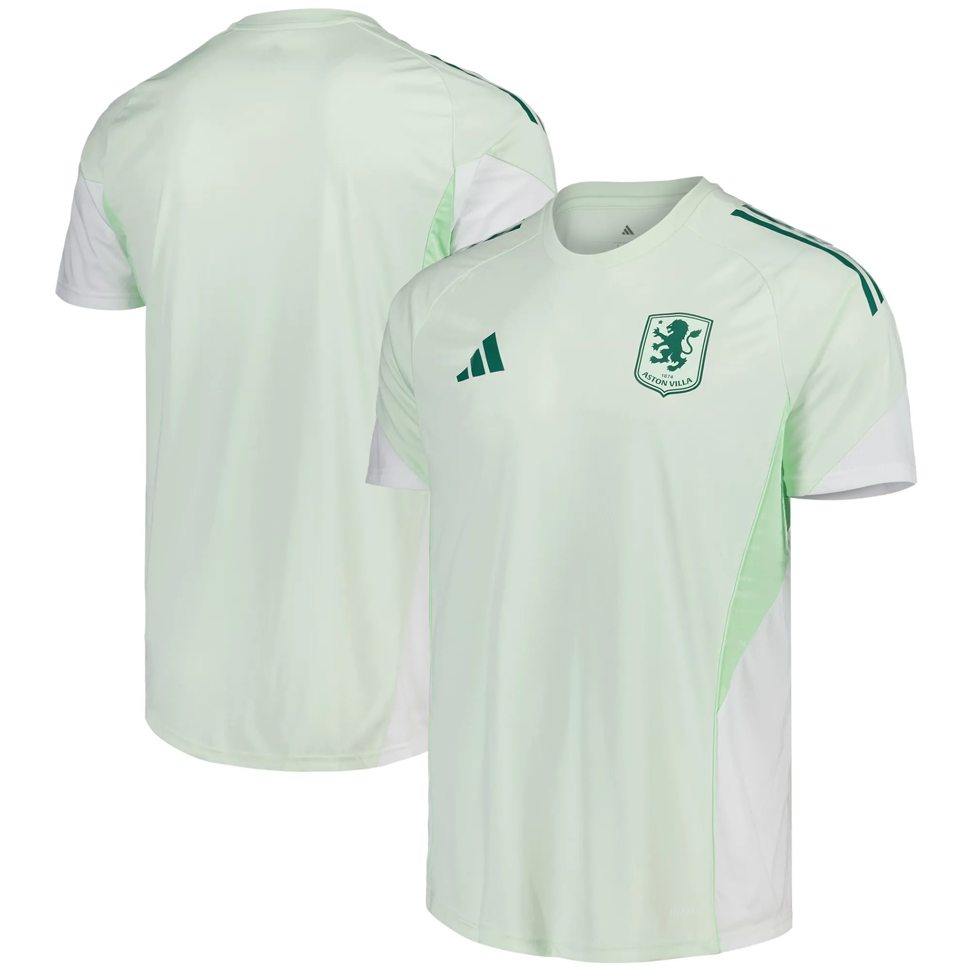 Aston Villa adidas Training Jersey - Light Green