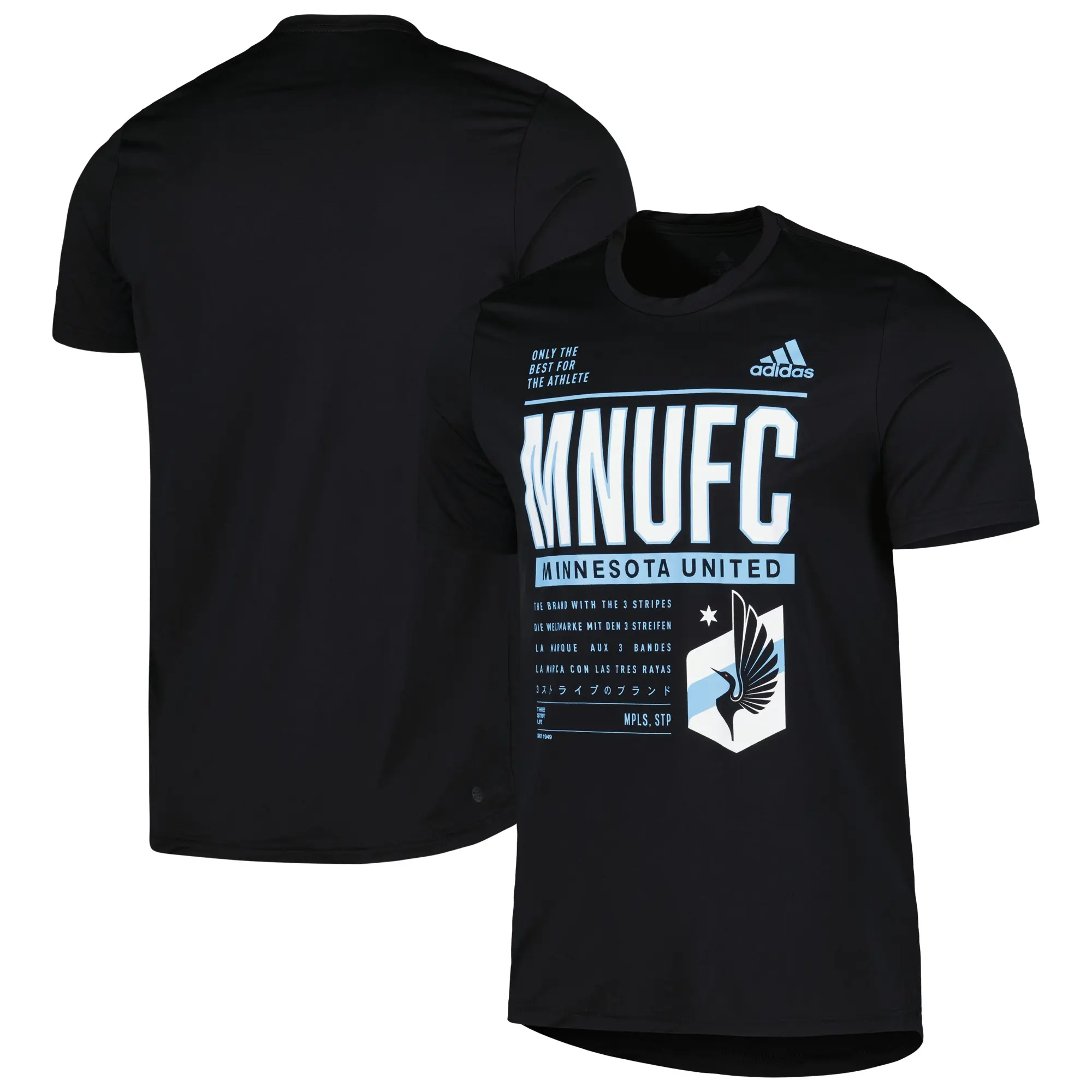 Men's adidas Navy Sporting Kansas City Club DNA Performance T-Shirt