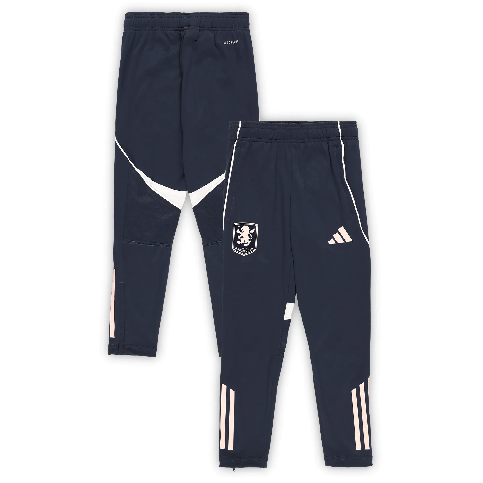 Aston Villa adidas Training Pants - Navy - Kids