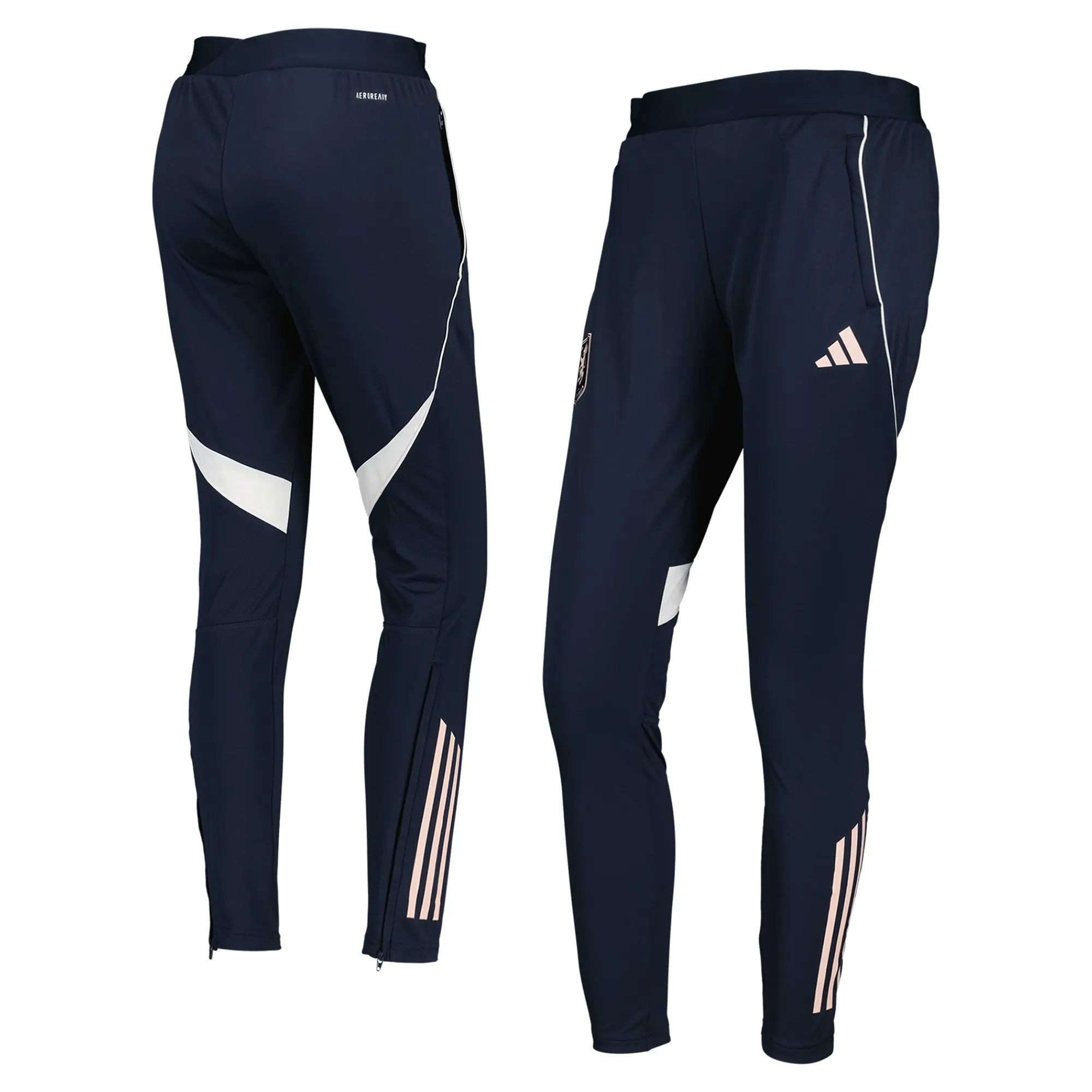 Aston Villa adidas Training Pants - Navy - Womens