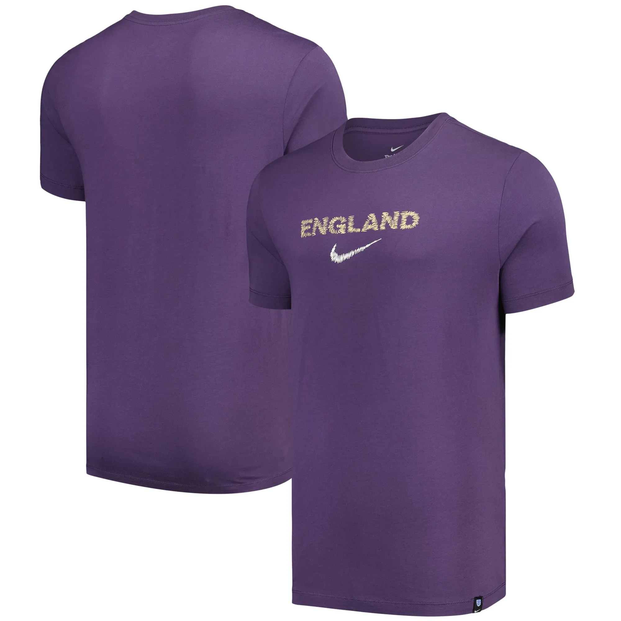England Nike Wordmark T-Shirt - Dark Raisin