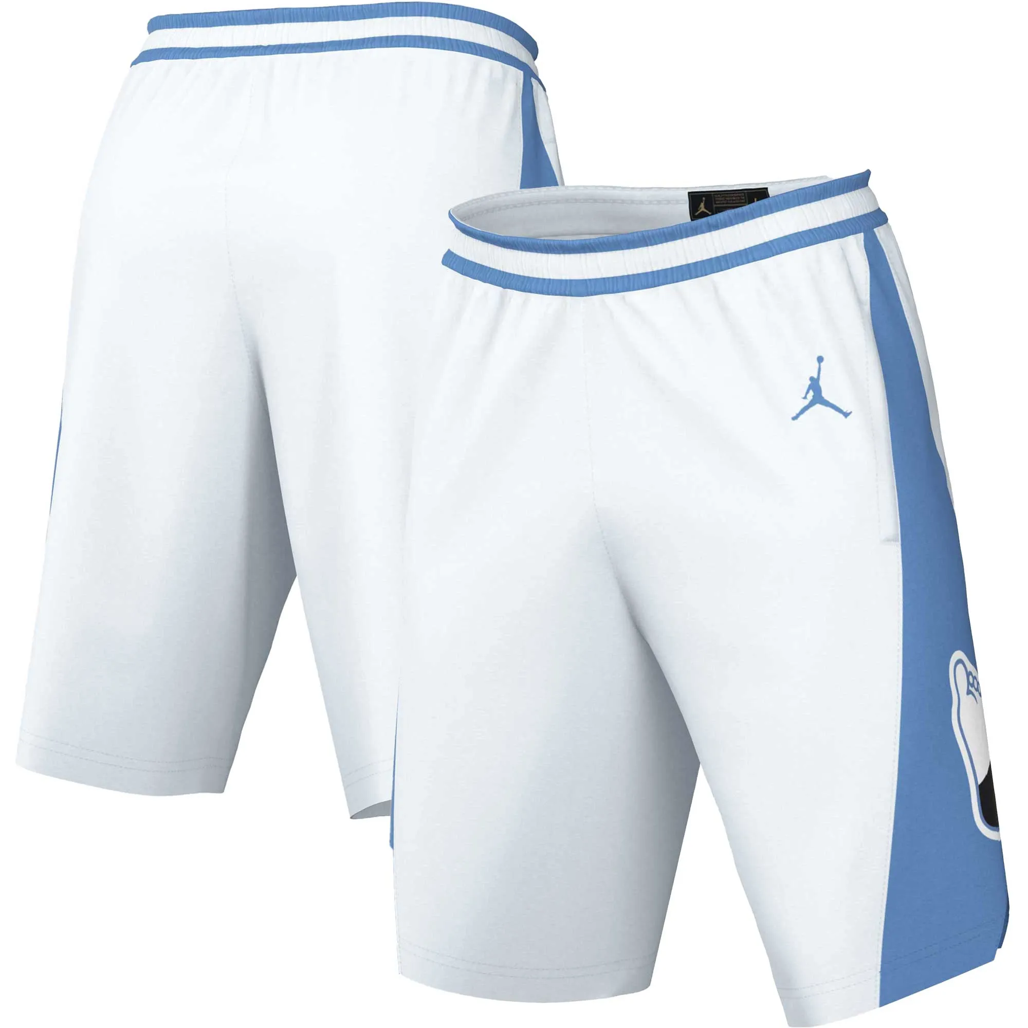 Jordan NCAA Jordan North Carolina Dri-FIT College Basketball Shorts - Mens