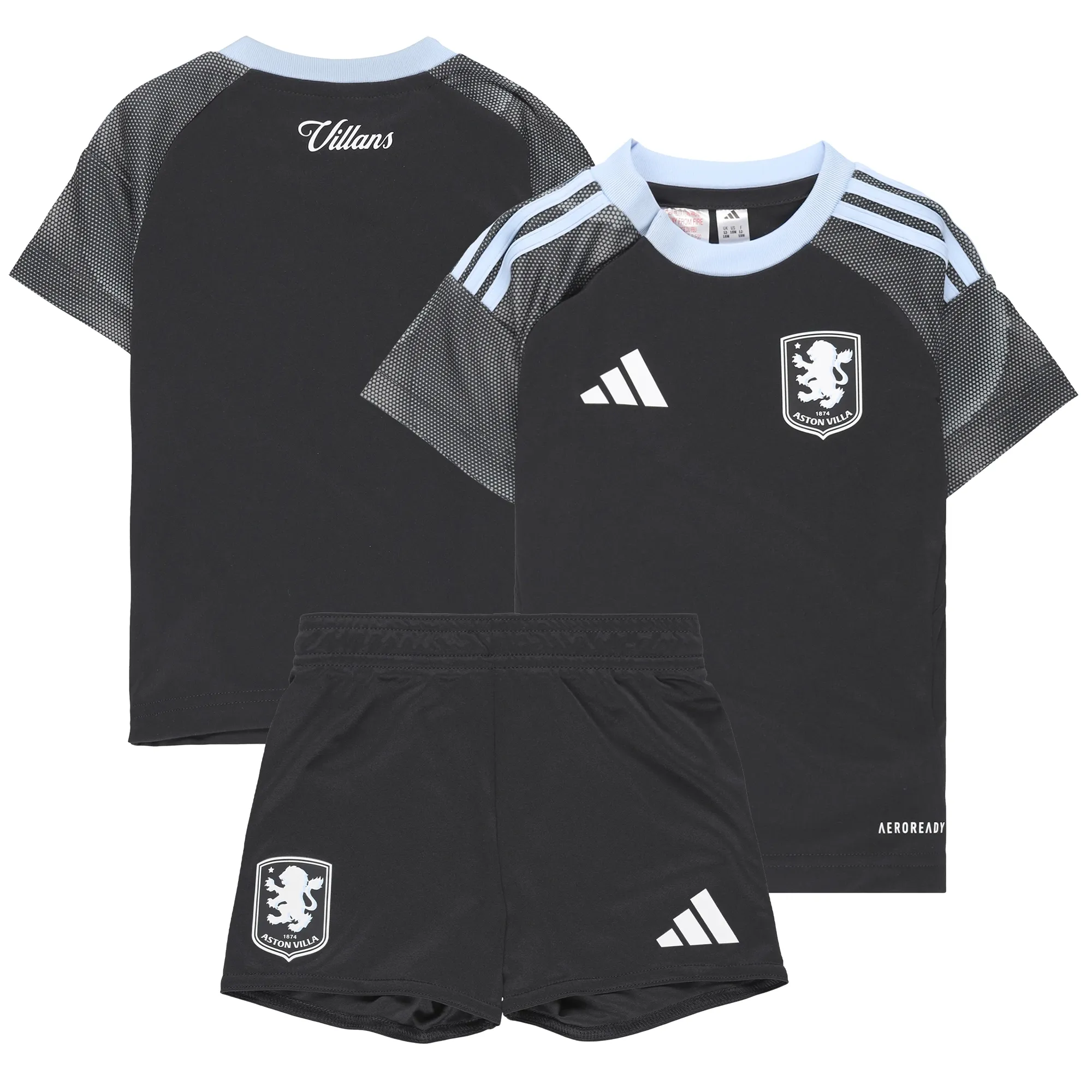 Aston Villa adidas Away Baby Kit 2025-26