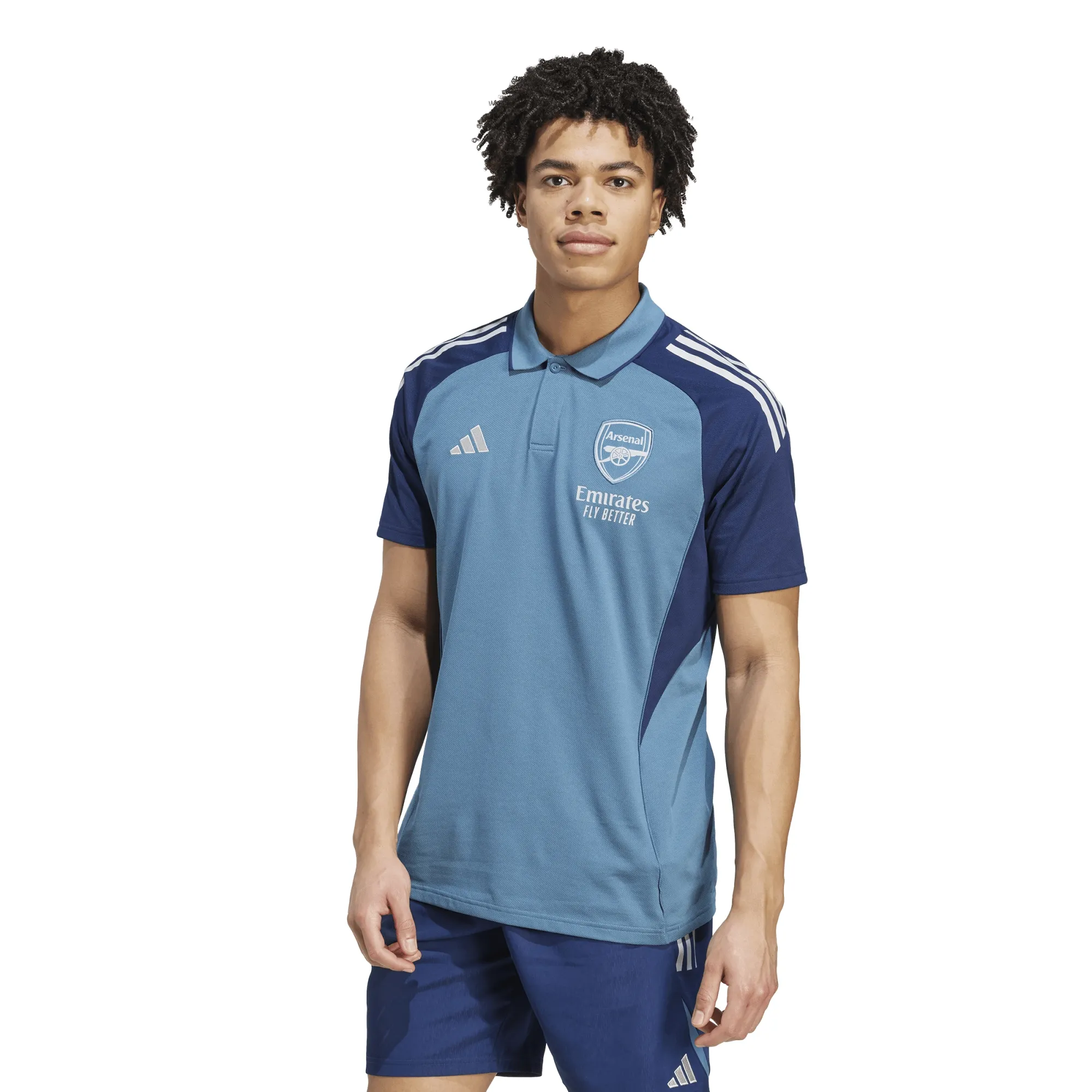 Arsenal adidas Training Polo - Blue