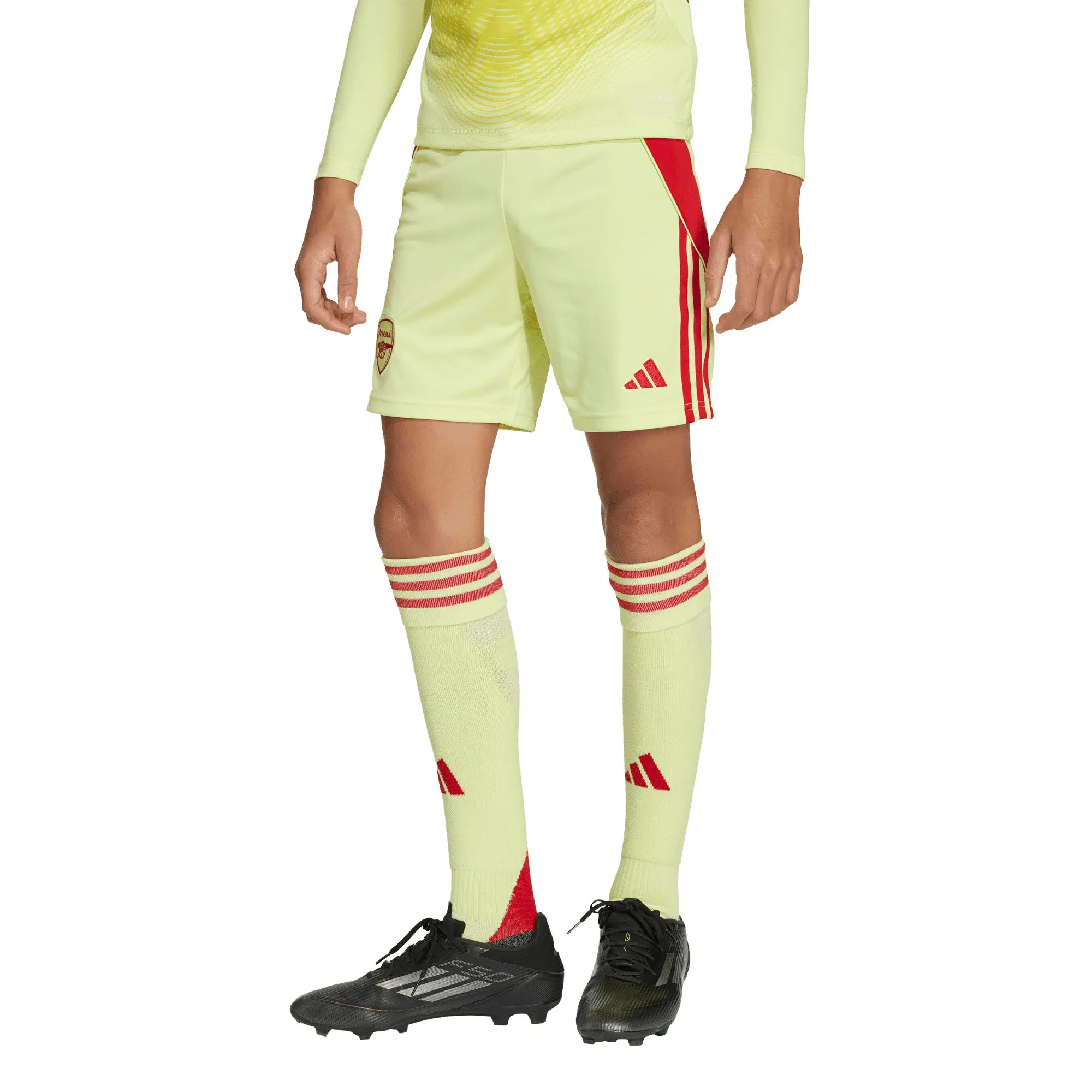 Arsenal adidas Home Goalkeeper Shorts 2025-26 - Kids