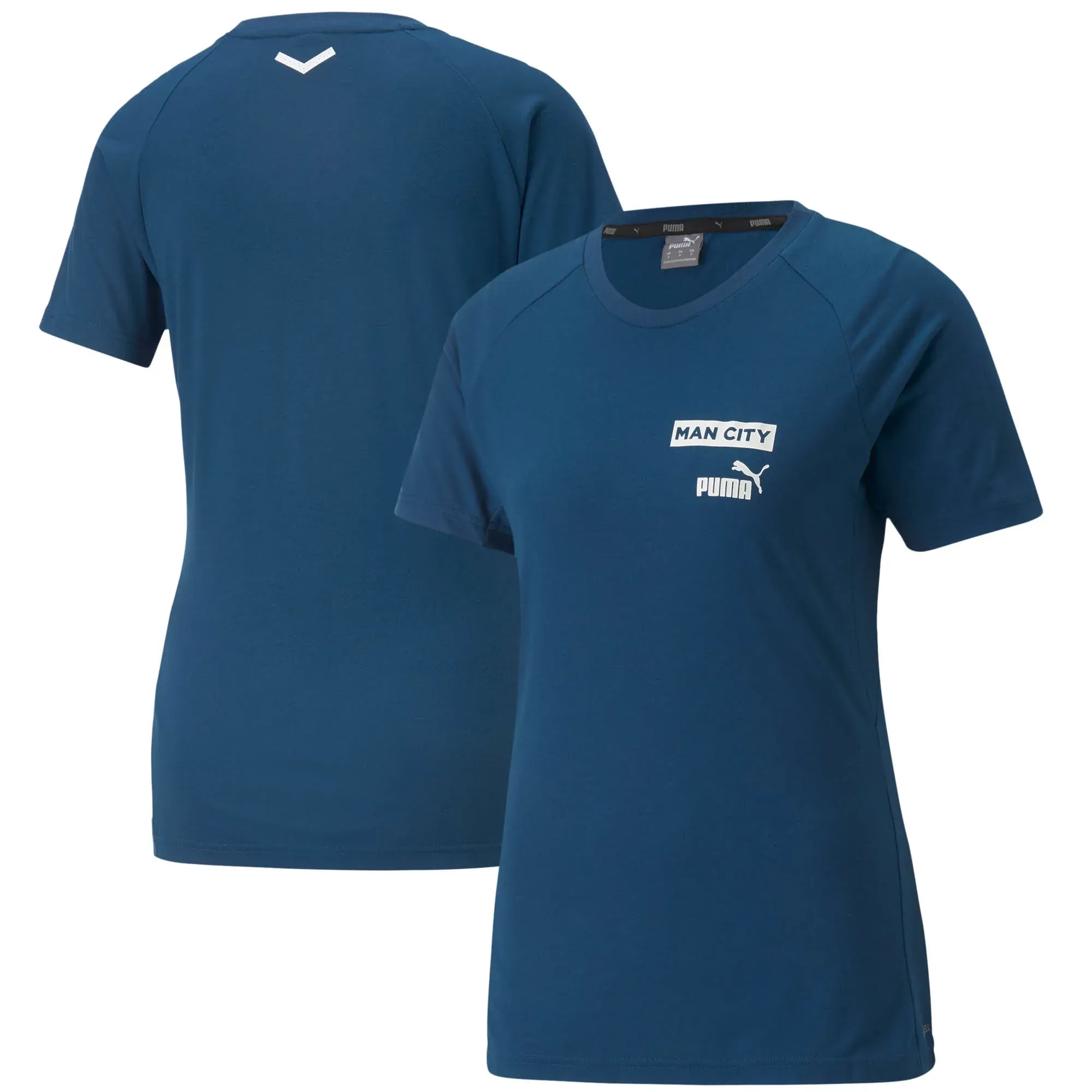 Manchester City Casuals T-Shirt - Blue - Womens