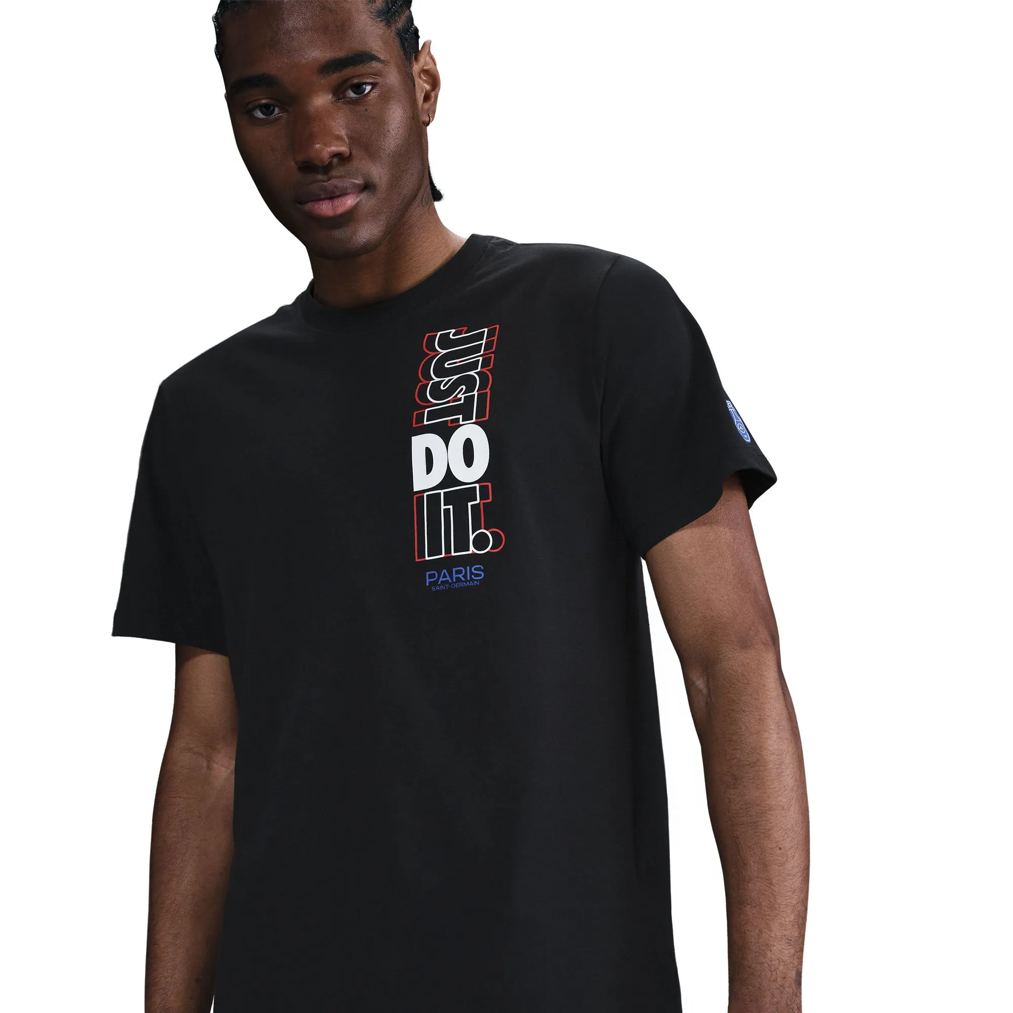 PSG Nike Just Do It T-Shirt - Black