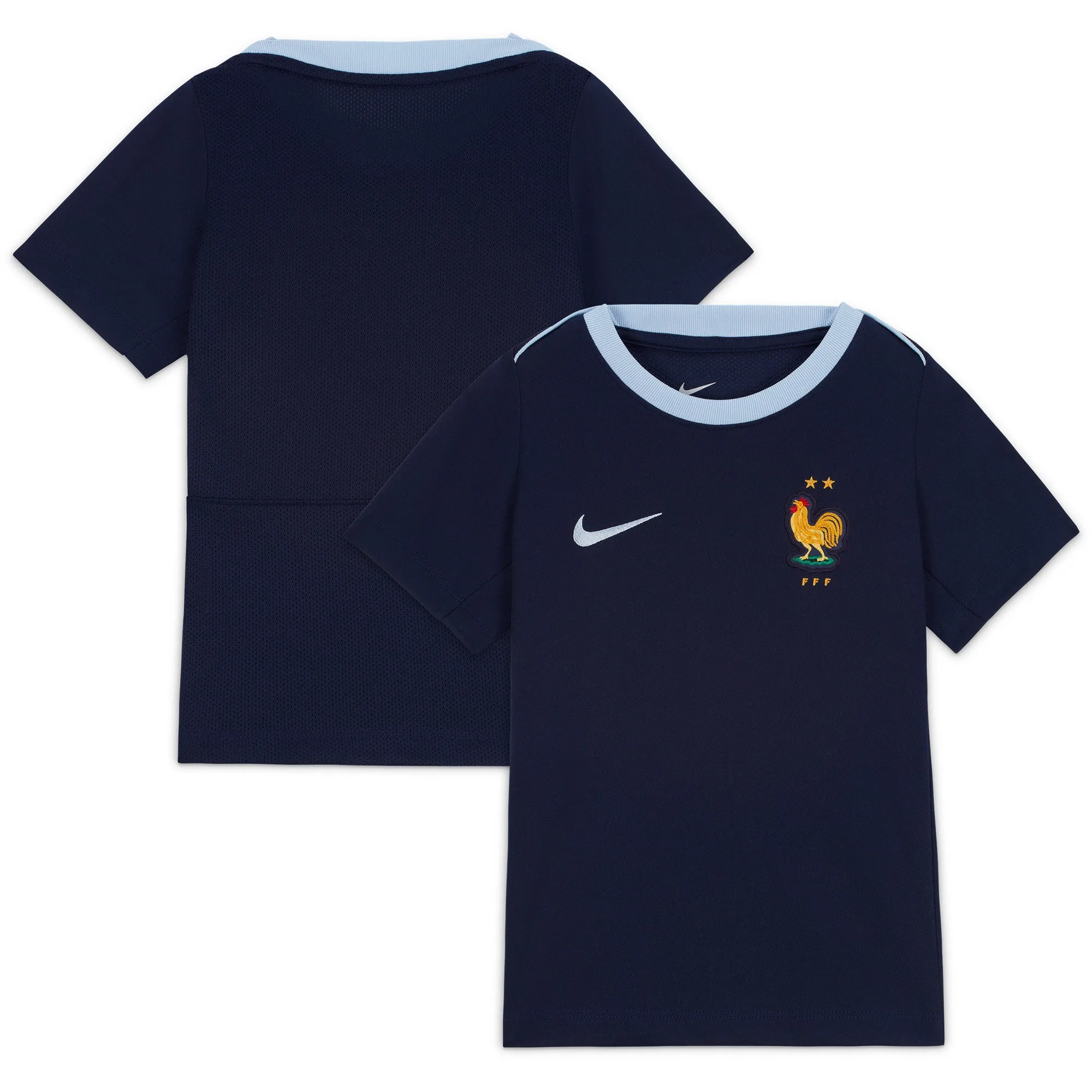 France Nike Pre Match Top - Navy - Little Kids