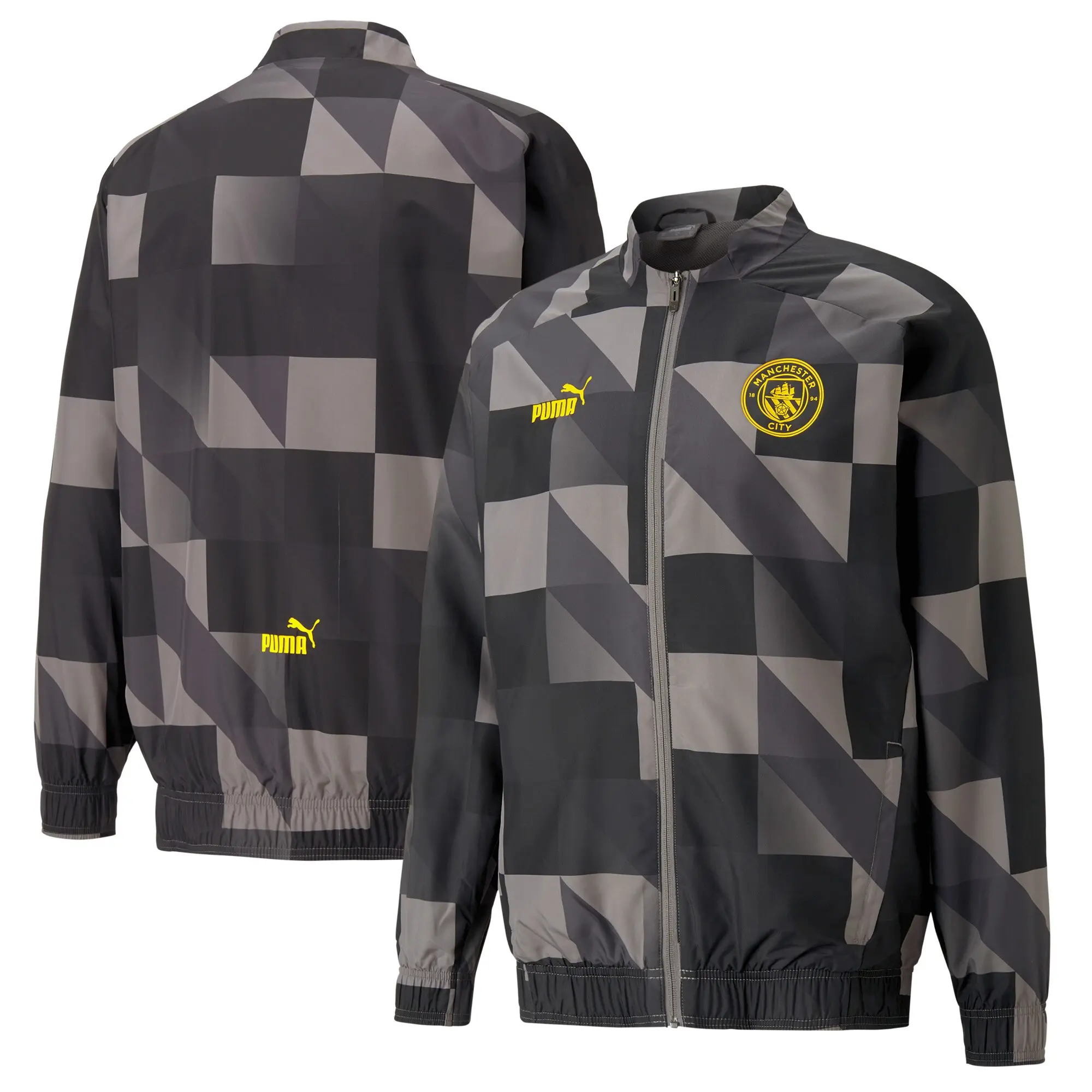 Manchester City Prematch Jacket - Grey