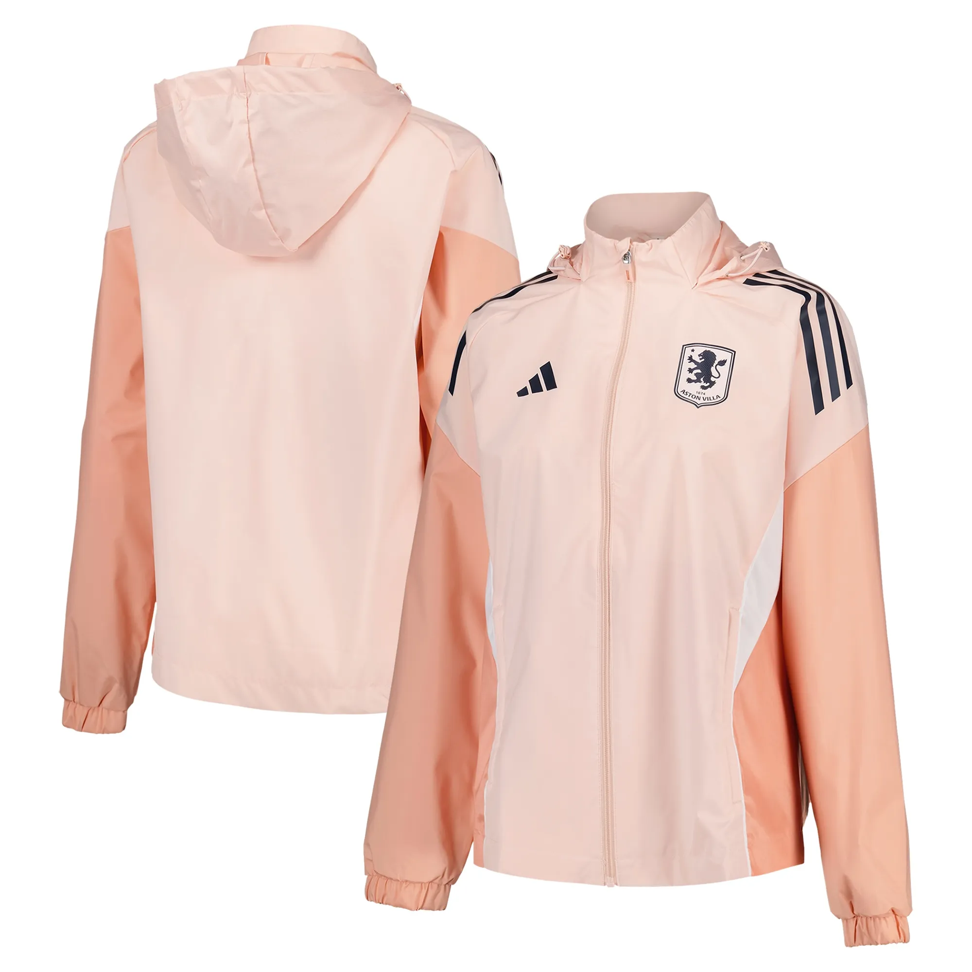 Aston Villa adidas Training All Weather Jacket - Pink - Womens