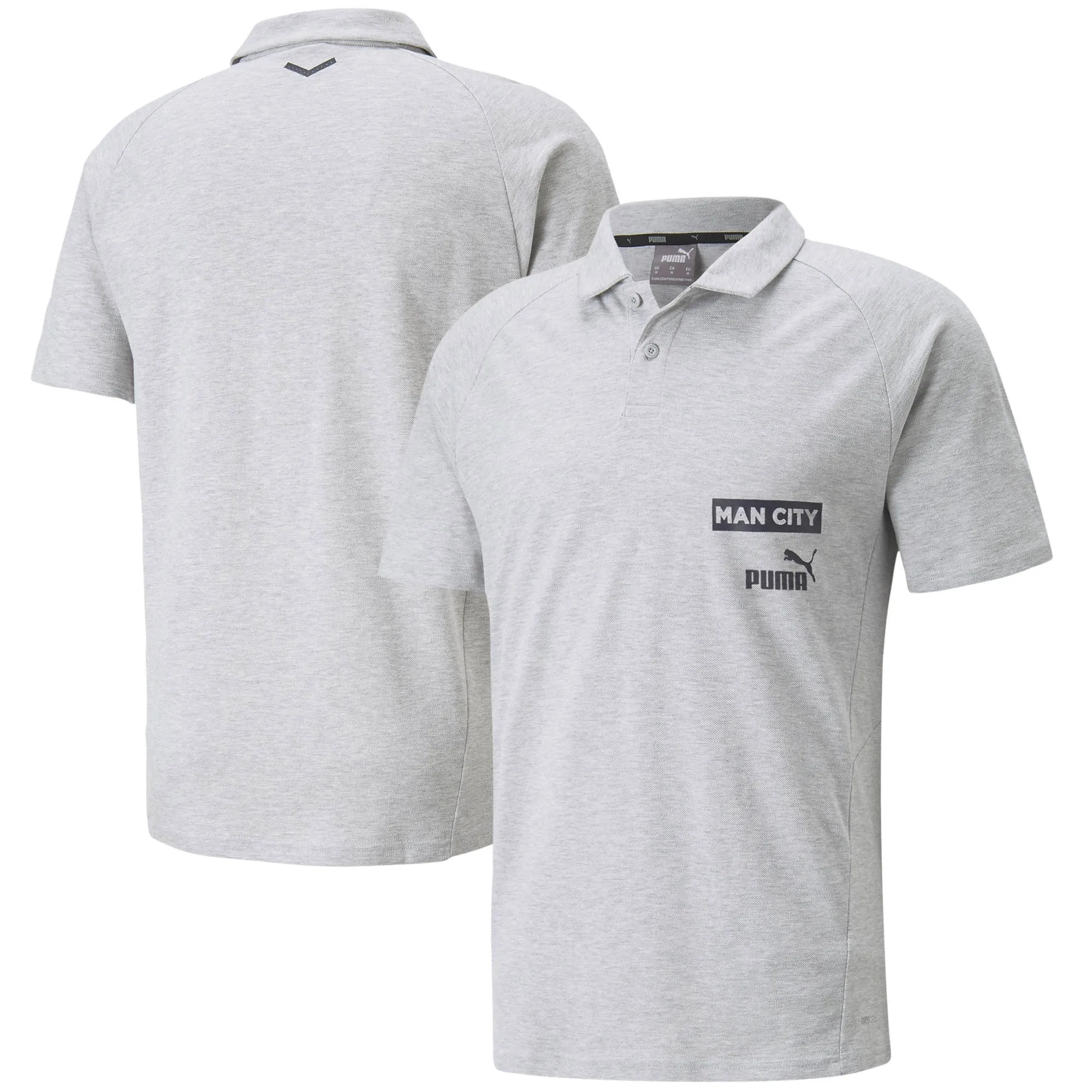 Manchester City Casuals Polo - Grey
