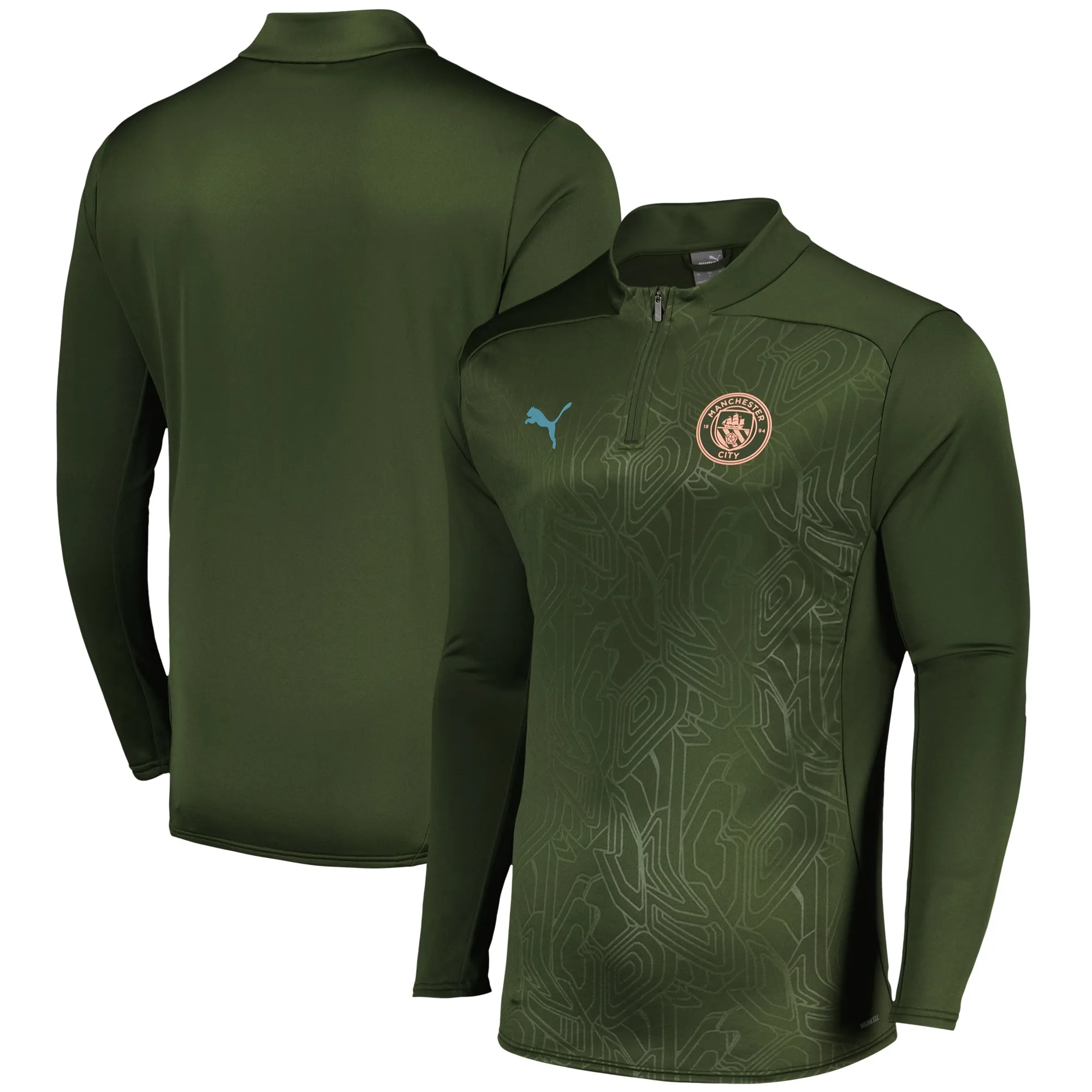 Manchester City Puma Training Fleece - Myrtle