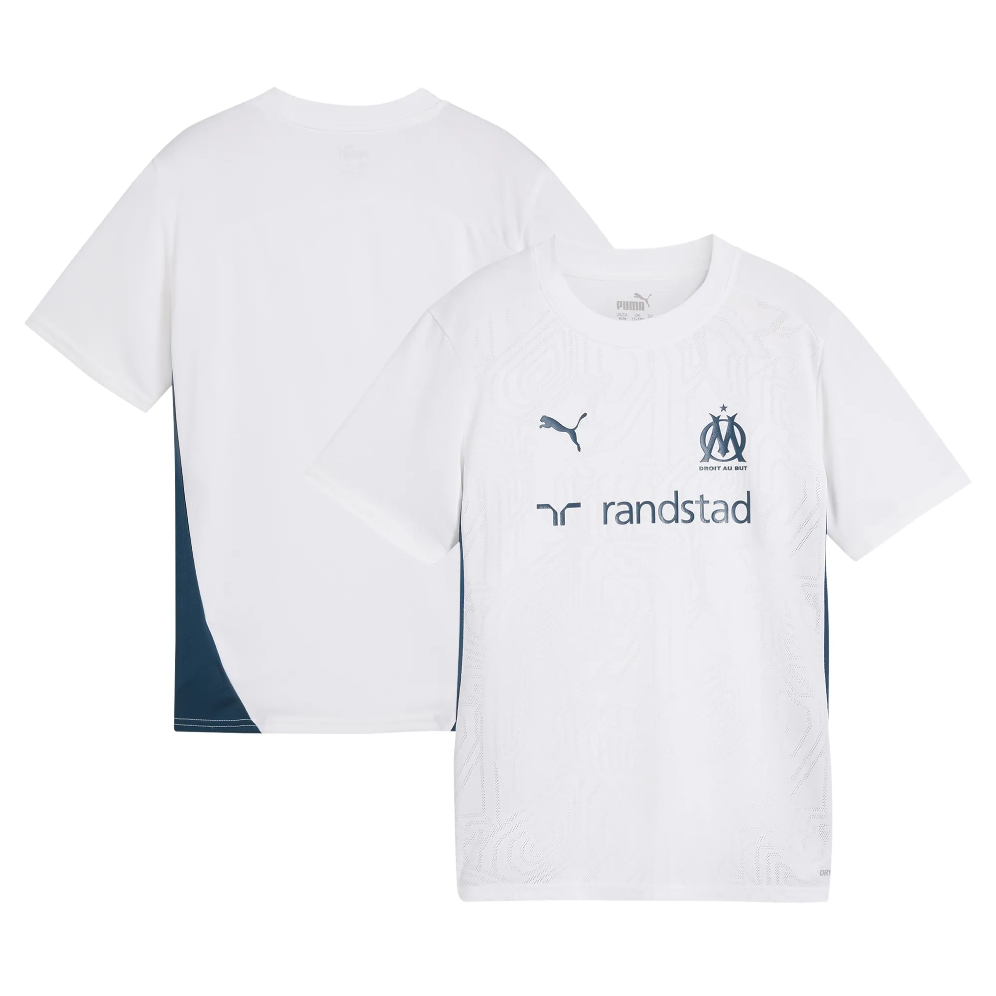 Olympique de Marseille Puma Training Jersey - Navy  - Kids