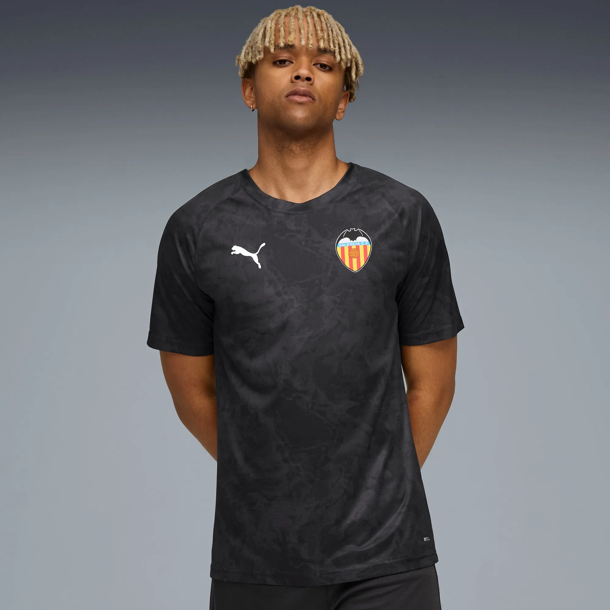 Valencia PUMA Warm Up Jersey - Black