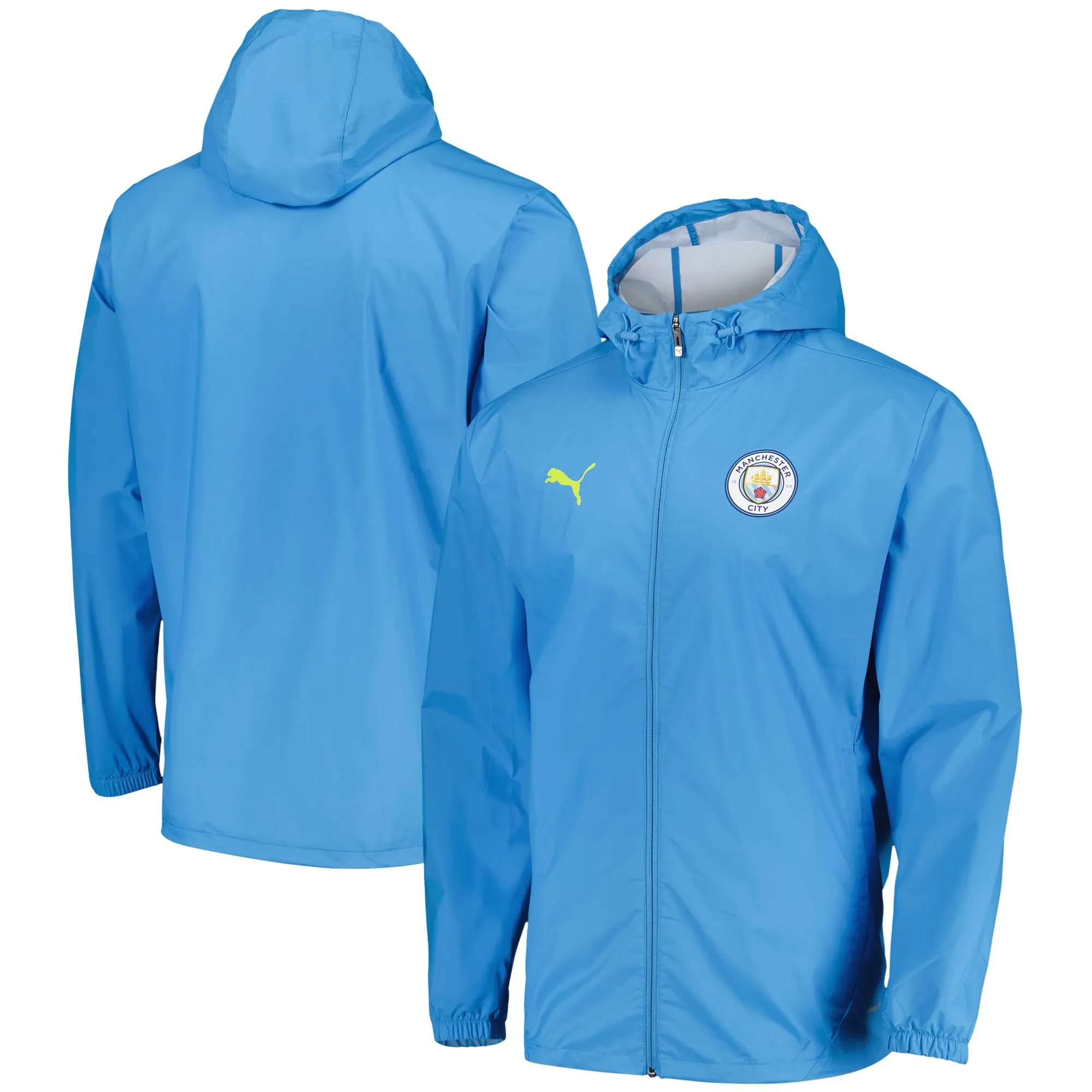 Manchester City PUMA Training All Weather Jacket - Blue