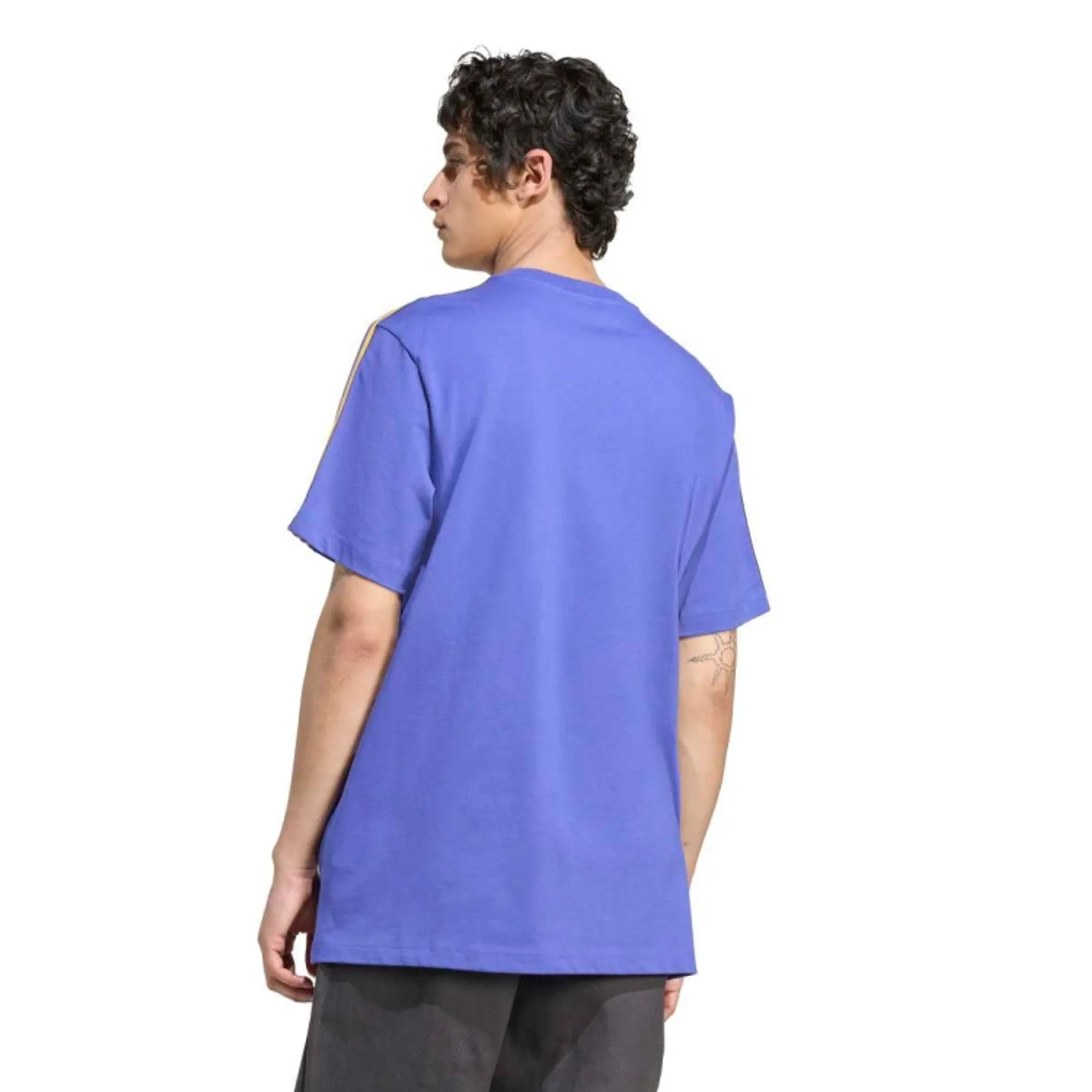 Manchester United adidas Icon Track T-Shirt - Blue