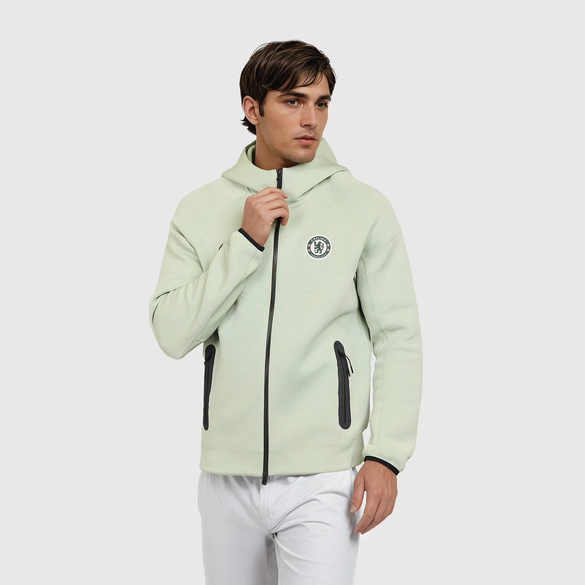 Chelsea Nike Tech Fleece Full Zip Hoodie - Jade Horizon
