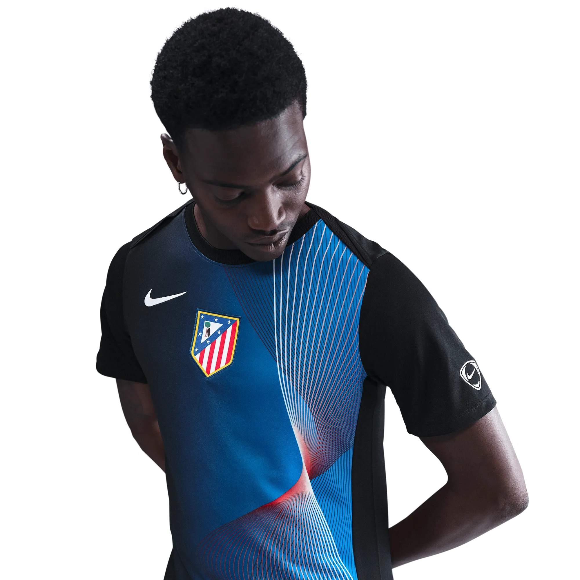 Atlético de Madrid Nike T90 Pre Match Top - Black