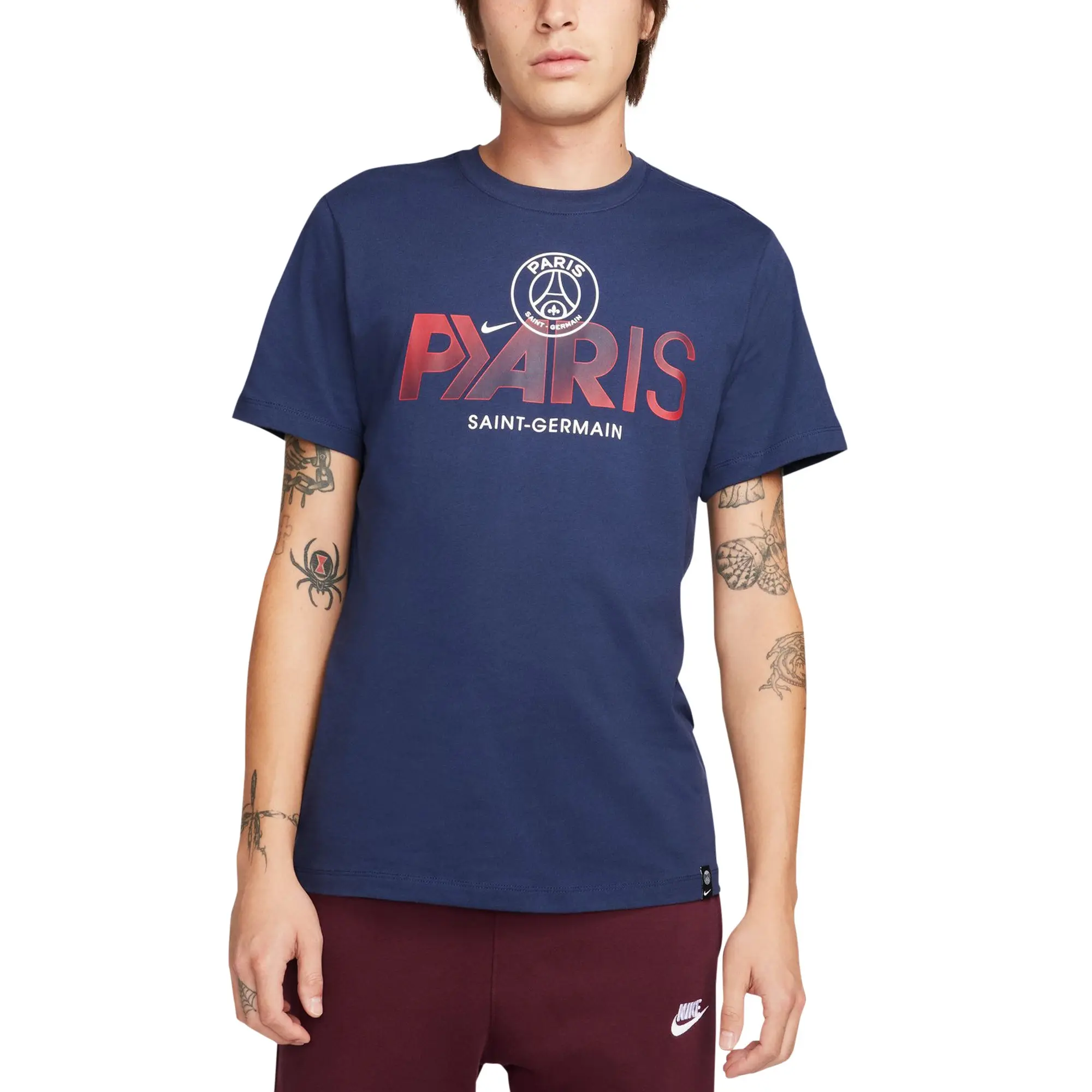 PSG Nike Mercurial T-Shirt - Navy