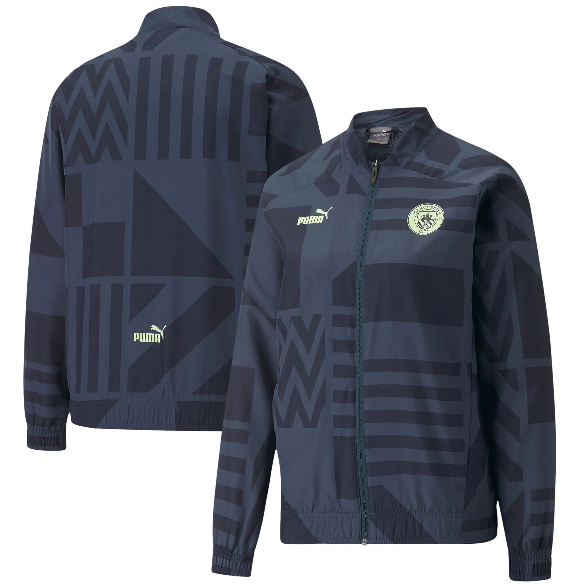 Manchester City Pre Match Jacket - Navy - Womens