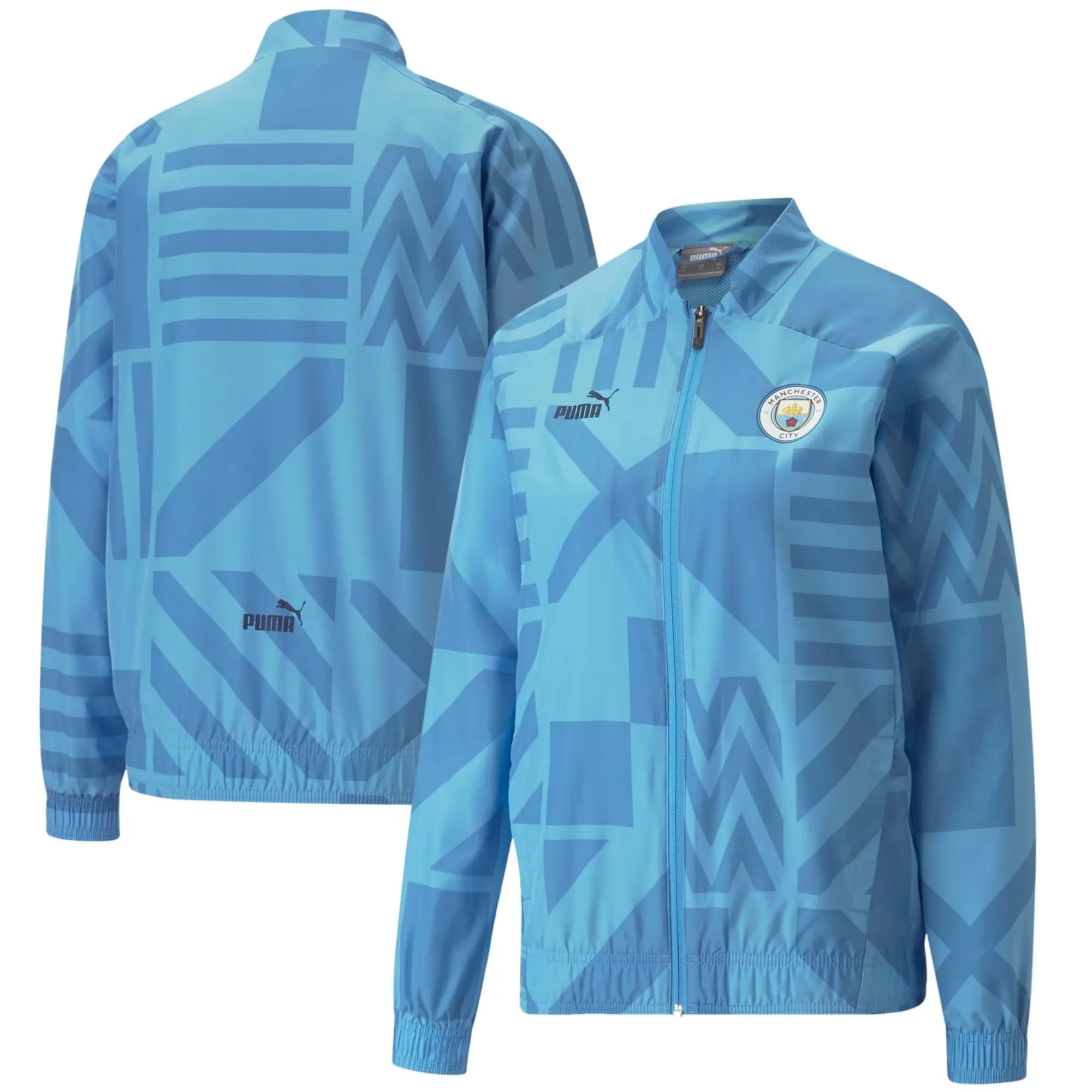 Manchester City Pre Match Jacket - Blue - Womens