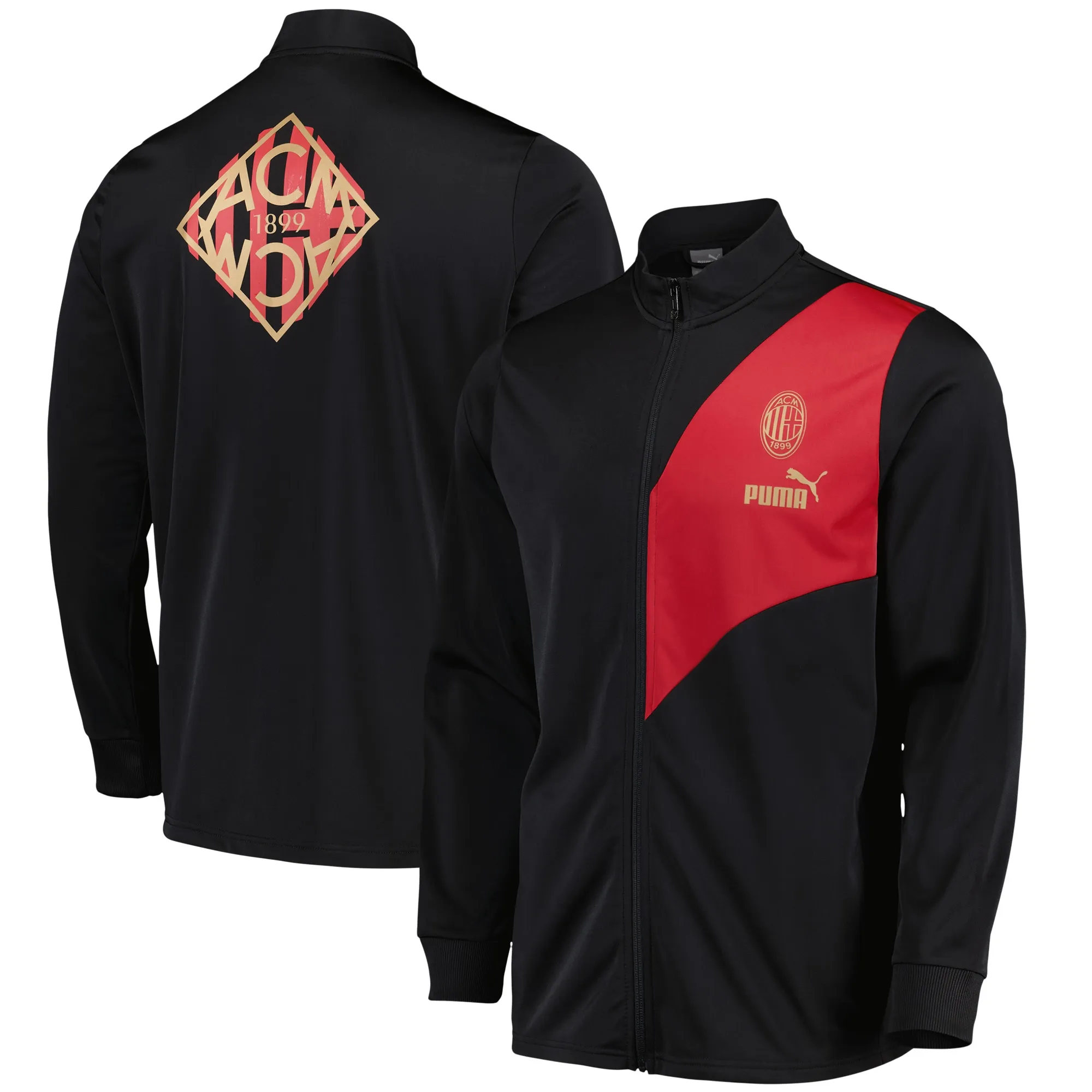 AC Milan PUMA ftblCulture+ Track Jacket - Black
