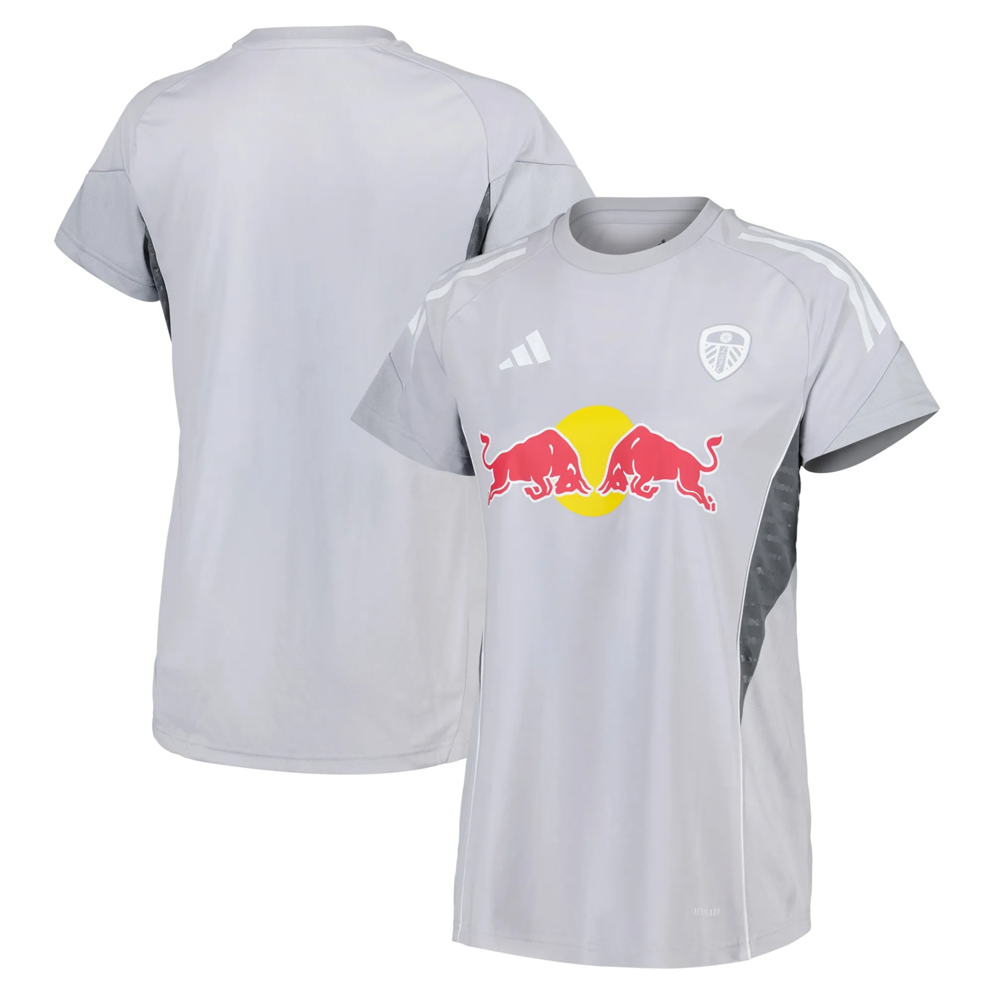 Leeds United adidas Training Jersey - Grey - Womens