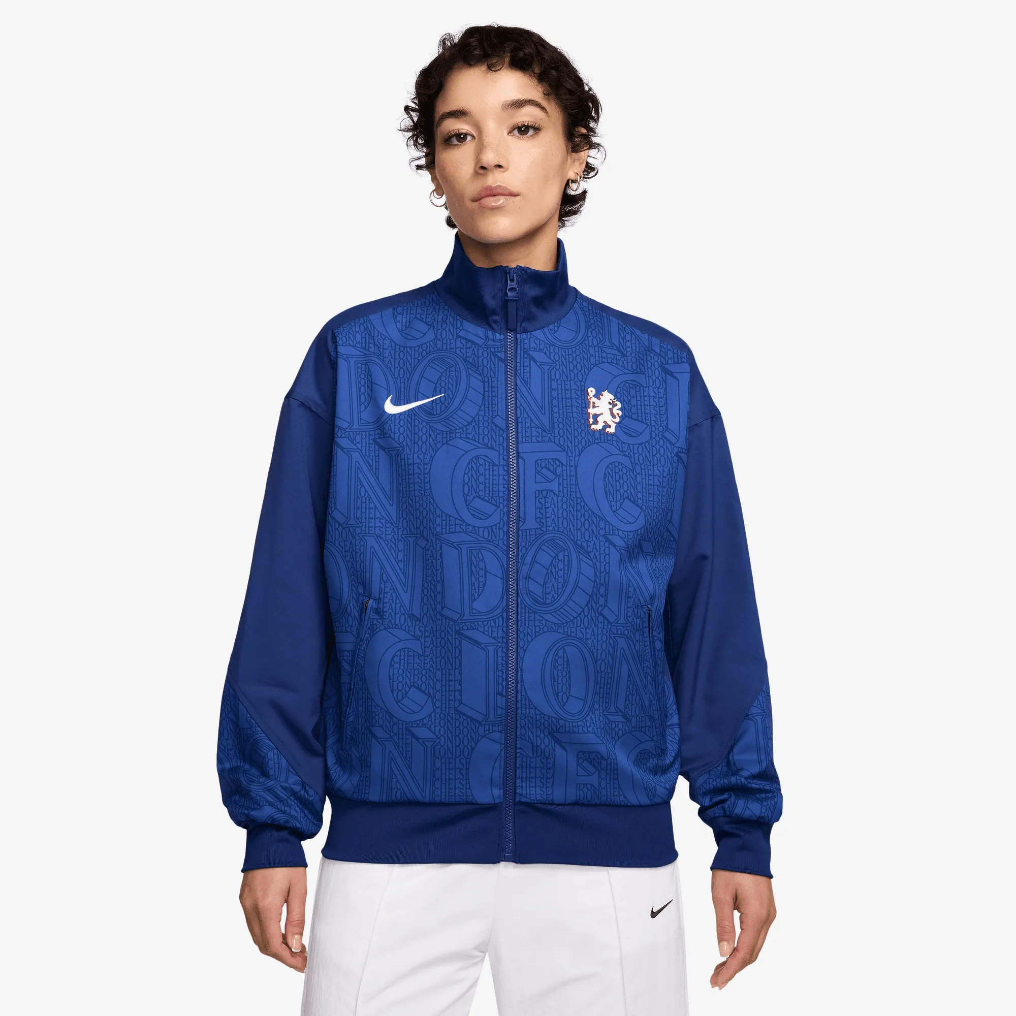 Chelsea Nike Anthem Jacket - Blue - Womens
