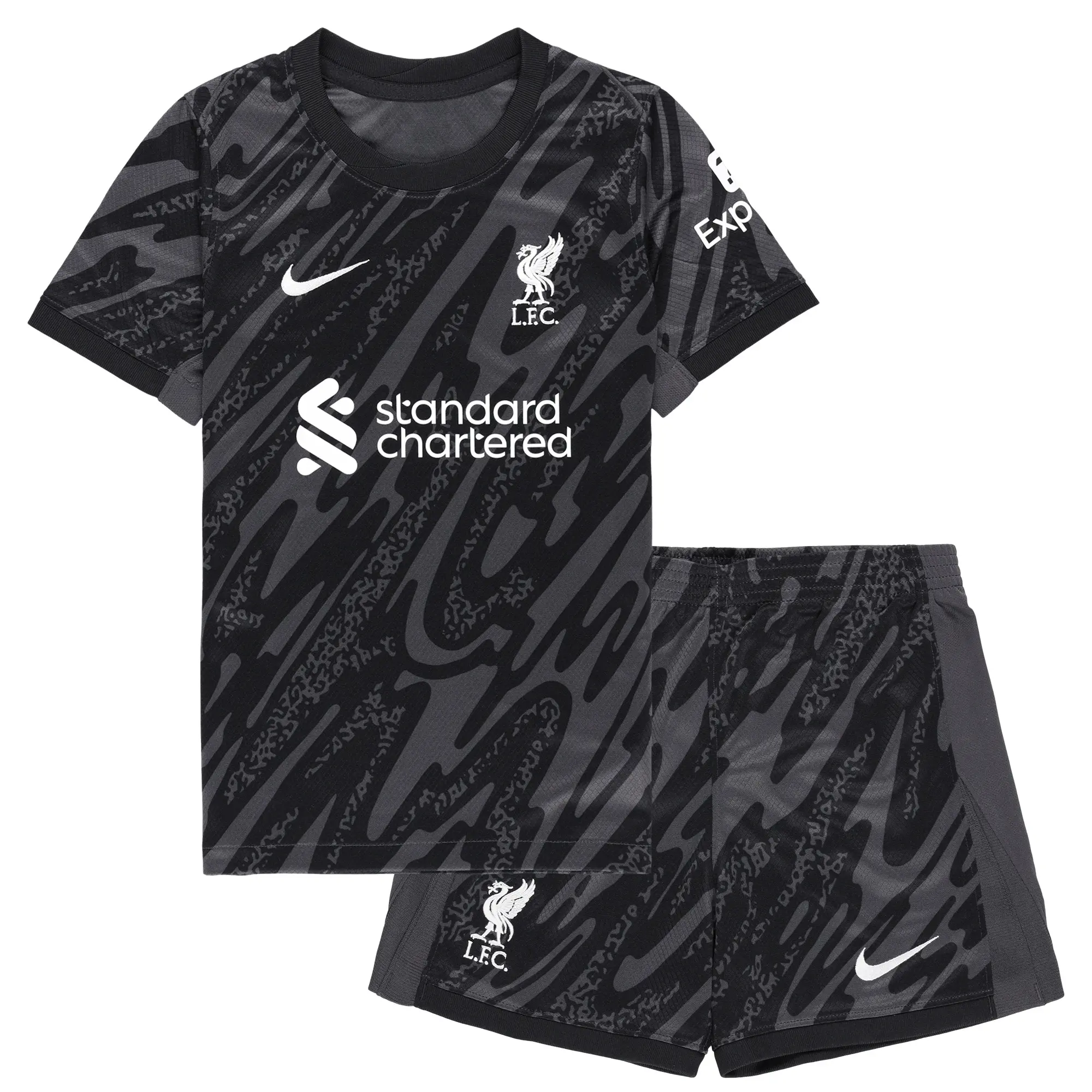Liverpool Nike Home Goalkeeper Kit 2024-25 - Infants