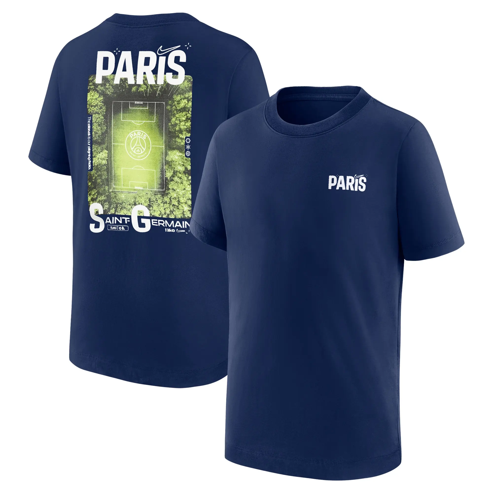 PSG Nike Photo T-Shirt - Navy - Kids