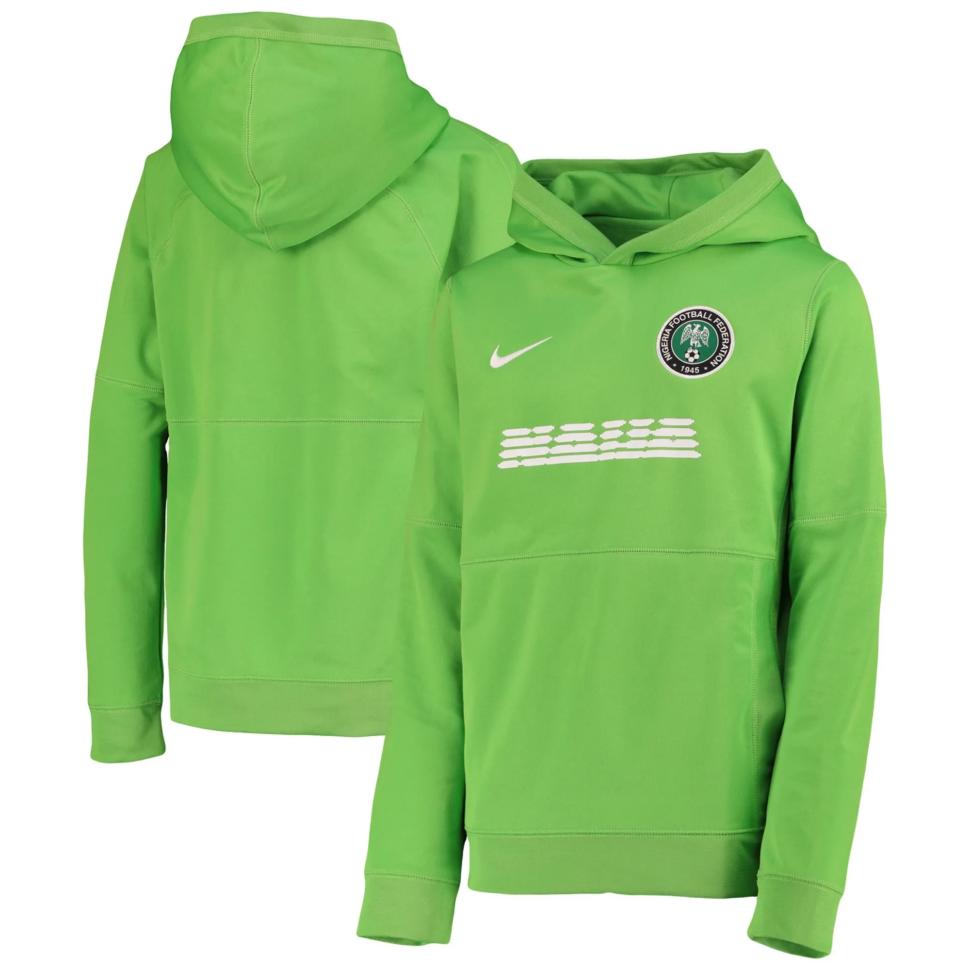 Nigeria Travel Hoodie - Green - Kids